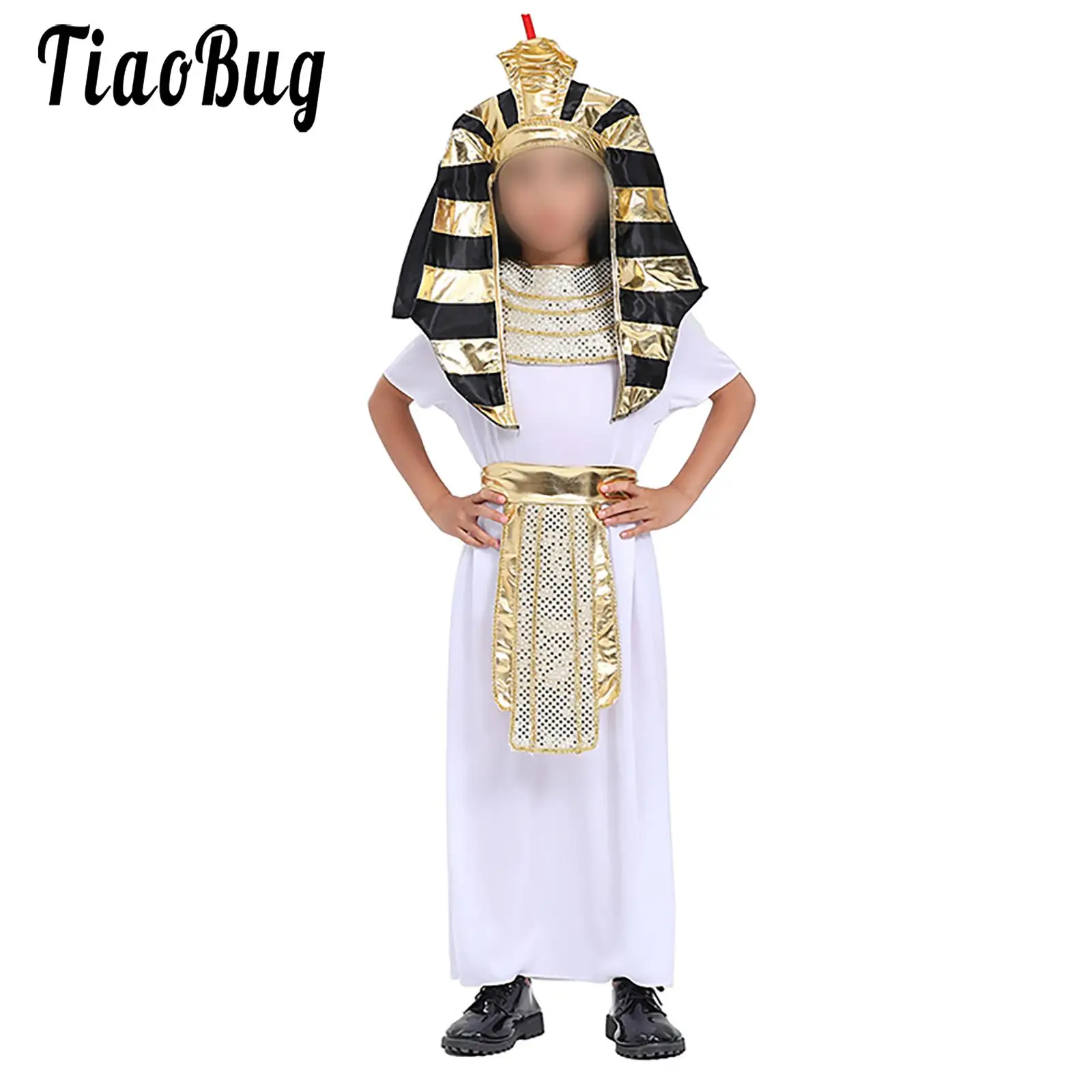 Boys Egyptian Costume Kids King Pharaoh Cosplay Halloween Carnival Fancy Dress Ancient Egypt Outfits for Children Boy 5-14 Years
Boys Egyptian Costume Kids King Pharaoh Cosplay Halloween Carnival Fancy Dress Ancient Egypt Outfits for Children Boy 5-14 Years