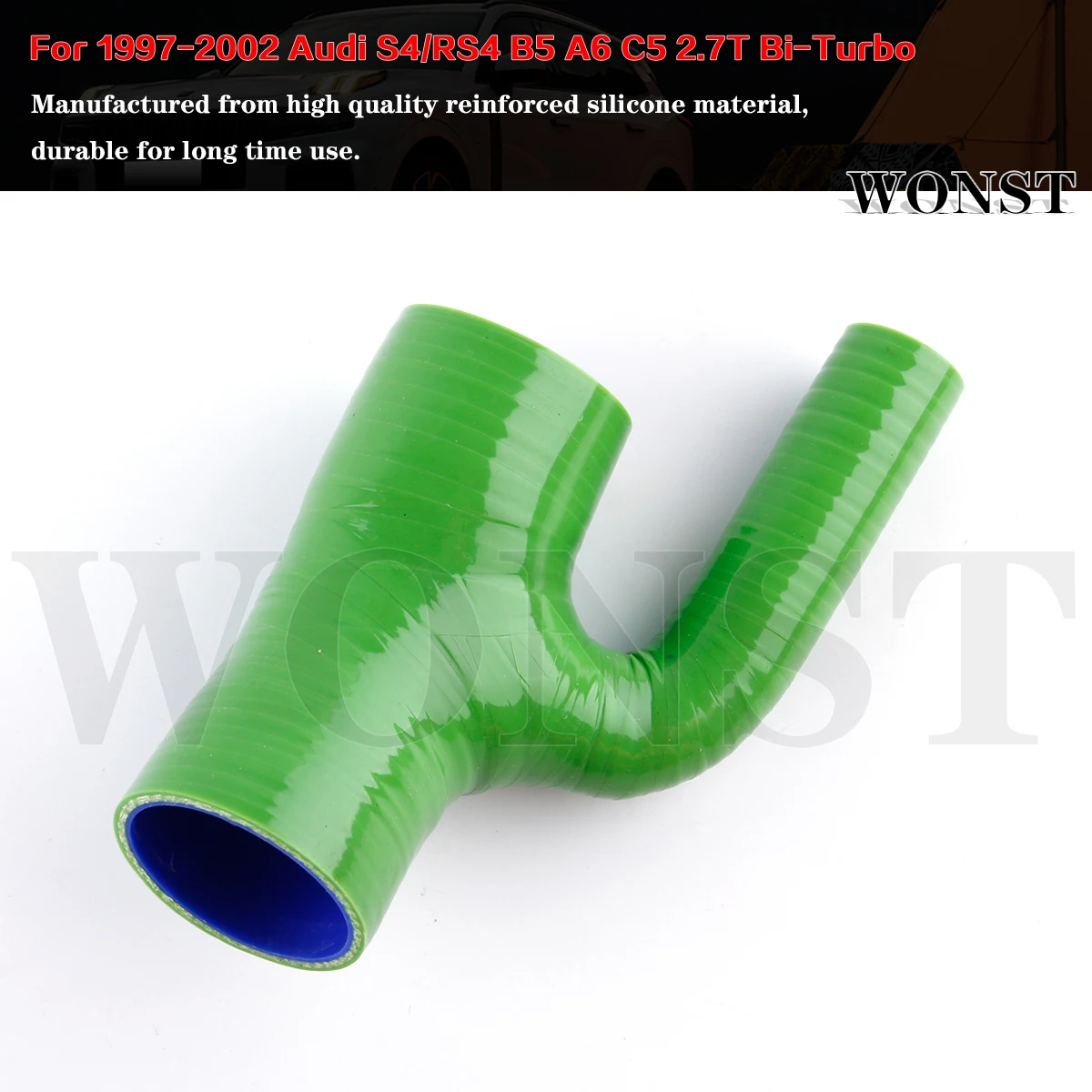 Silicone Induction Intake Hose Kit For 1997-2002 Audi S4/RS4 B5 A6 C5 2.7T Bi-Turbo Intercooler Pipe Set
Silicone Induction Intake Hose Kit For 1997-2002 Audi S4/RS4 B5 A6 C5 2.7T Bi-Turbo Intercooler Pipe Set