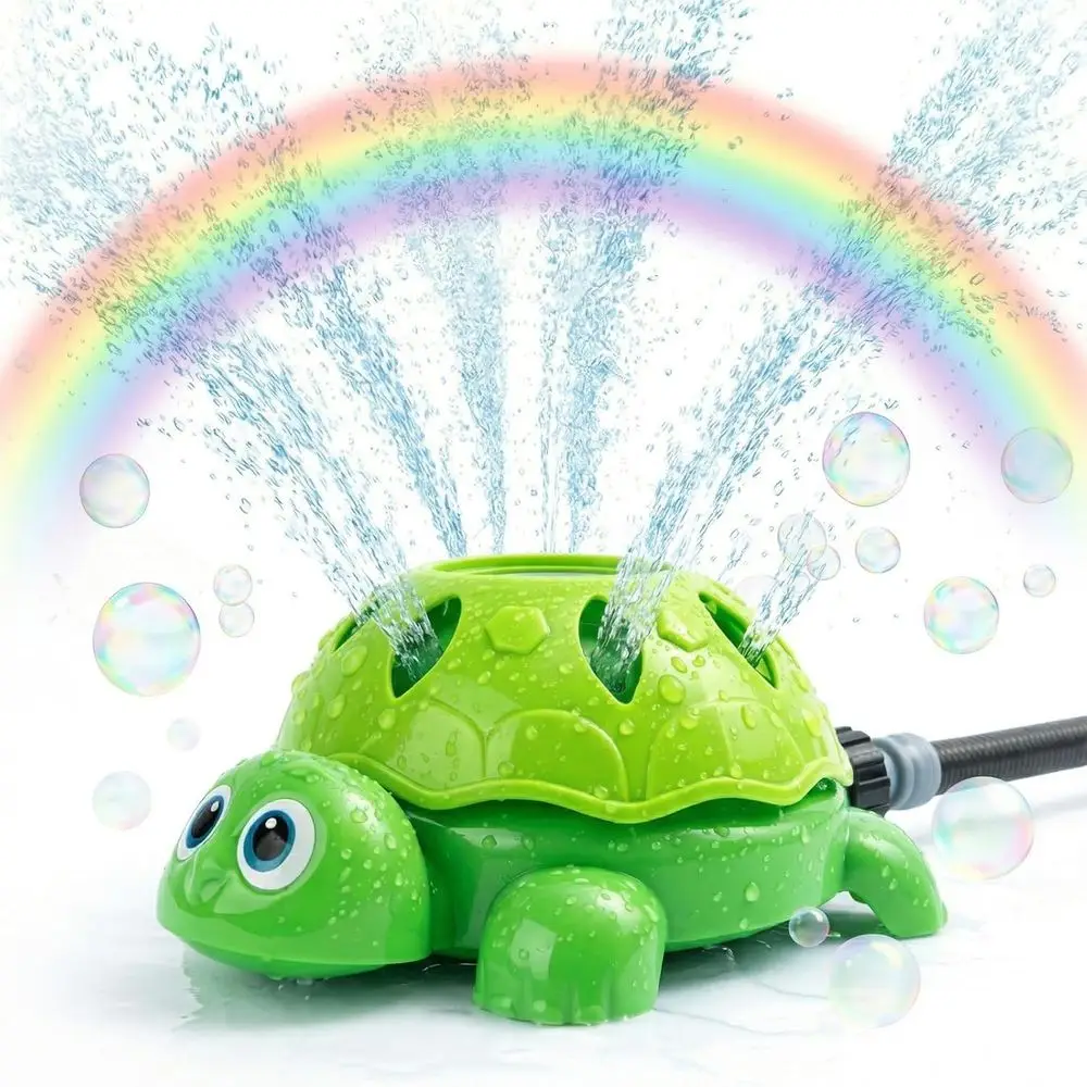 TOY Lie 2-in-1 Turtle Sprinkler or Kids with Bubble hine – Kids Water Sprinkler or Yard, Outdoor Water Toys or Kids Ages 3-5 4-8
TOY Lie 2-in-1 Turtle Sprinkler or Kids with Bubble hine – Kids Water Sprinkler or Yard, Outdoor Water Toys or Kids Ages 3-5 4-8