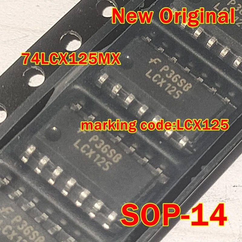 1pcs to 100pcs 74LCX125MX 74LCX125M SOP-14 New Original marking code:LCX125 Low voltage four-channel buffer
1pcs to 100pcs 74LCX125MX 74LCX125M SOP-14 New Original marking code:LCX125 Low voltage four-channel buffer