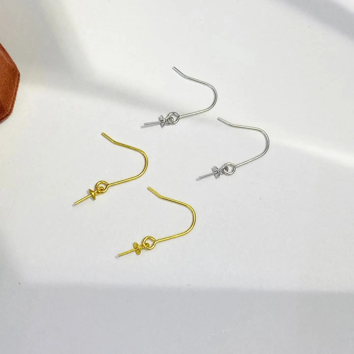 Wholesale S925 Sterling Silver Earrings Mount Findings Settings Base Mounting Parts Accessory for 9-10mm Pearls 10 pairs/lot
Wholesale S925 Sterling Silver Earrings Mount Findings Settings Base Mounting Parts Accessory for 9-10mm Pearls 10 pairs/lot