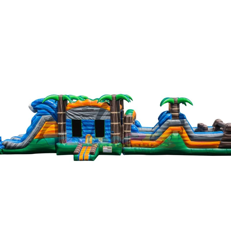 Commercial Juegos Inflables Infantil Bouncy Castle Double Side Water Slide Jungle Inflatable Obstacle Course
Commercial Juegos Inflables Infantil Bouncy Castle Double Side Water Slide Jungle Inflatable Obstacle Course