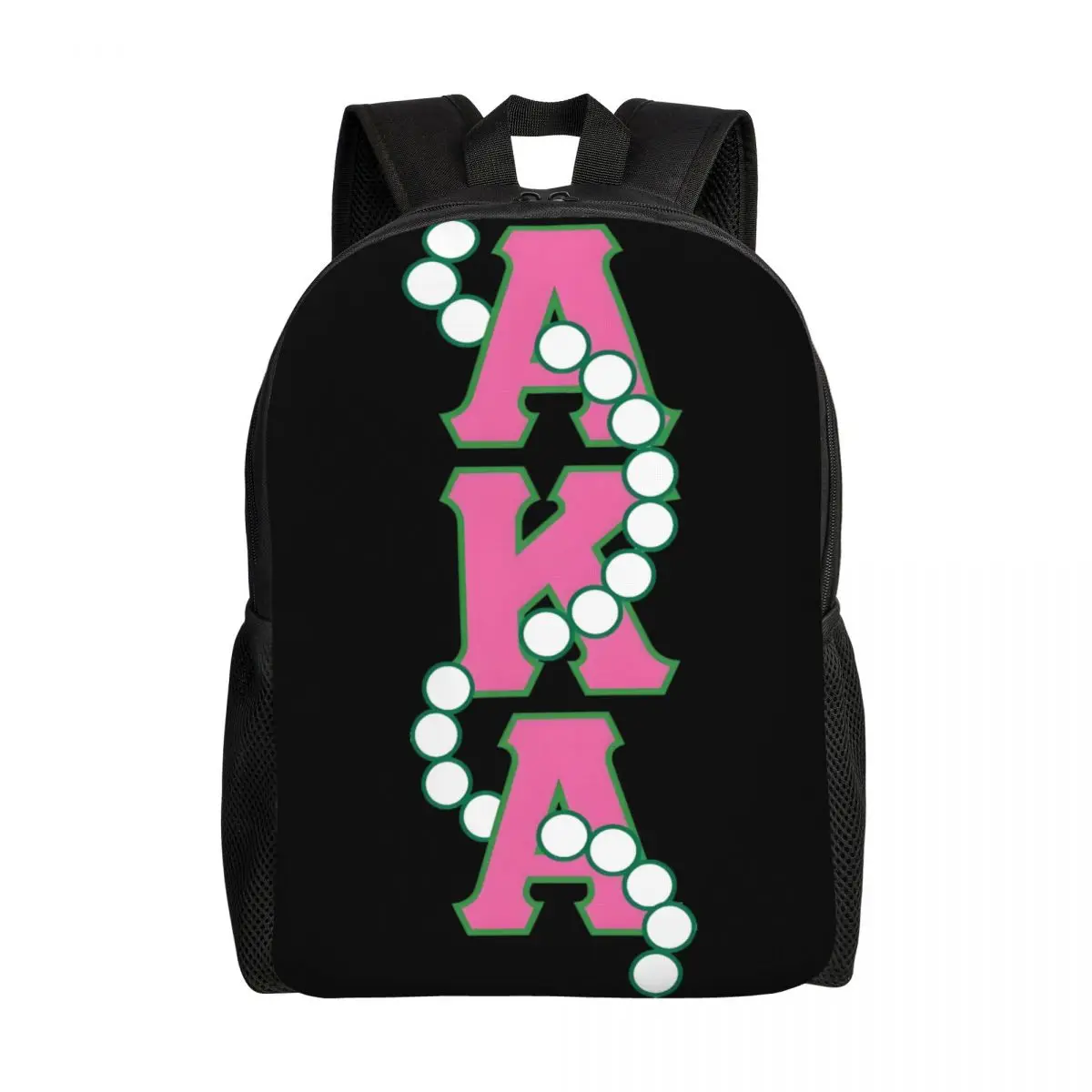 Custom AKA Sorority Laptop Backpack Women Men Fashion Bookbag for School College Students Pink And Green Bags
Custom AKA Sorority Laptop Backpack Women Men Fashion Bookbag for School College Students Pink And Green Bags
