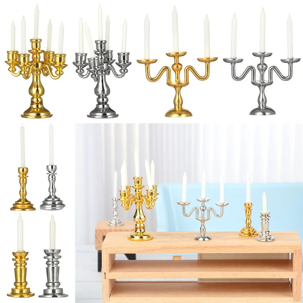 Playing House Photo Props Accessories Dollhouse Candle Holder Mini Desktop Ornament Miniature Candlestick
Playing House Photo Props Accessories Dollhouse Candle Holder Mini Desktop Ornament Miniature Candlestick