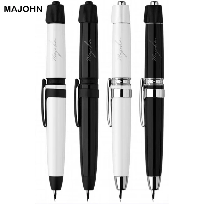 MAJOHN A3 Press Rotate Resin Fountain Pen Retractable Extra Fine 0.4mm Nib Ink Writing Pen Office School Supplies Stationery
MAJOHN A3 Press Rotate Resin Fountain Pen Retractable Extra Fine 0.4mm Nib Ink Writing Pen Office School Supplies Stationery