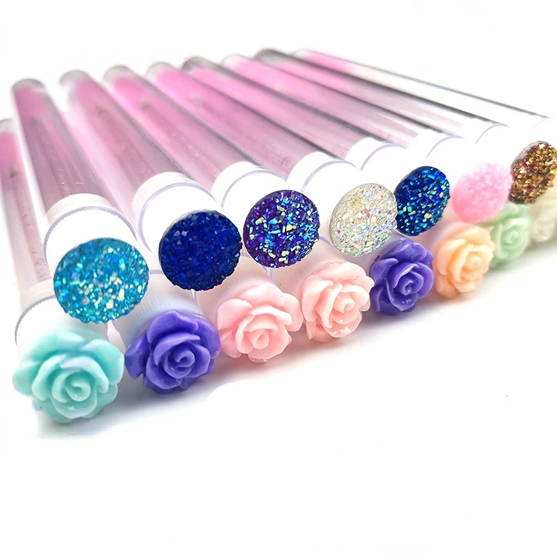 10Pcs Eyelash Brush Tube Eyebrow Brush Tube Makeup Tool Eyelash Brush Storage Reusable Diamond Or Flower Head
10Pcs Eyelash Brush Tube Eyebrow Brush Tube Makeup Tool Eyelash Brush Storage Reusable Diamond Or Flower Head