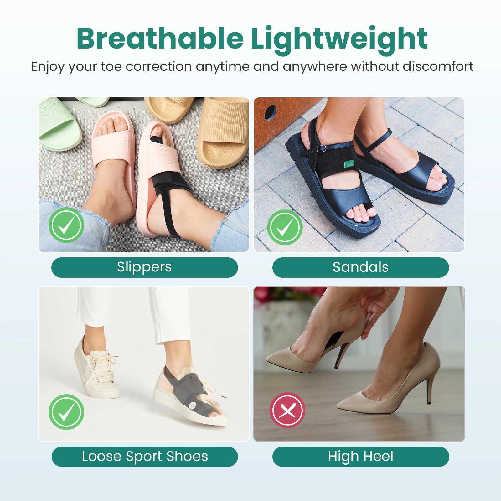 Sumifun Big Toe Bunion Splint Brace Bunion Corrector Women & Men Adjustable Bunion Correction Orthopedic Big Toes Straightener
Sumifun Big Toe Bunion Splint Brace Bunion Corrector Women & Men Adjustable Bunion Correction Orthopedic Big Toes Straightener