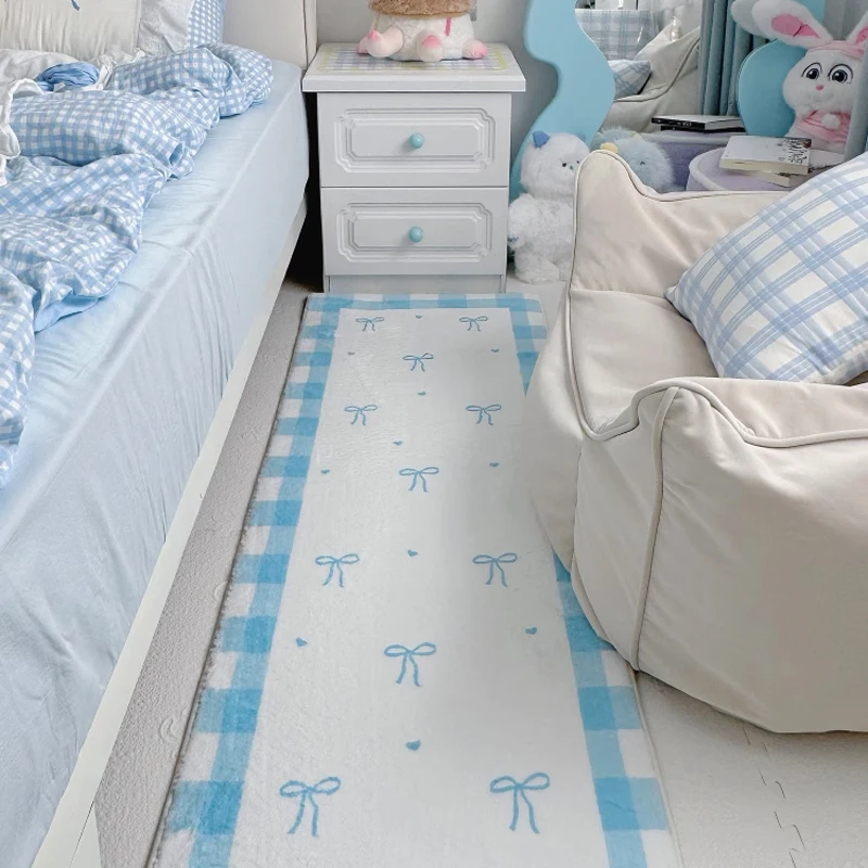 Bedroom Carpet Bedside Floor Mat Cute Soft Plush Room Decor Long Rug Comfortable Shaggy Korean Carpets Home Decoration 침실 카펫
Bedroom Carpet Bedside Floor Mat Cute Soft Plush Room Decor Long Rug Comfortable Shaggy Korean Carpets Home Decoration 침실 카펫