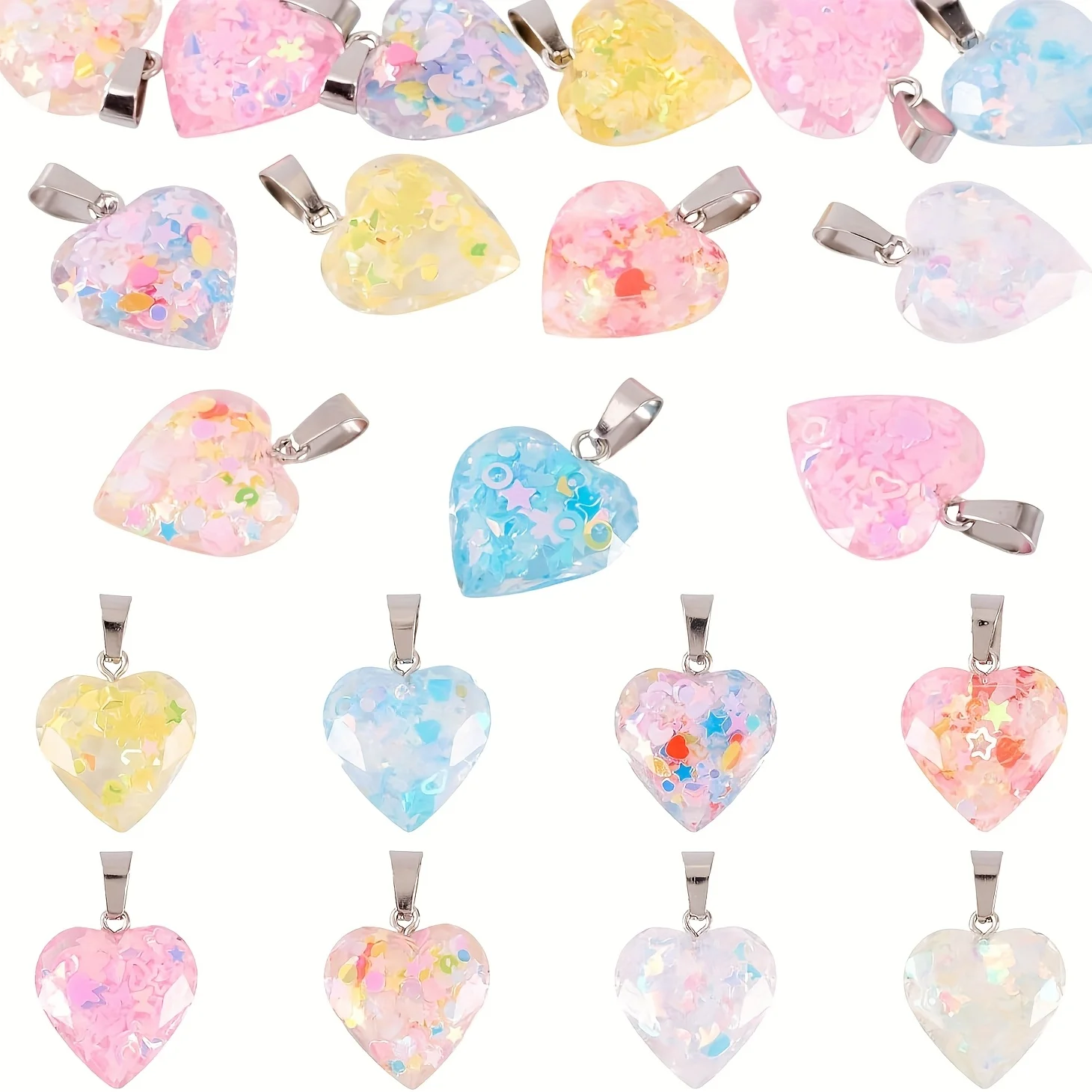 10 светящихся в темноте подвесок в форме сердца из смолы, объемные многоцветные флуоресцентные подвески в форме сердца с блестками, милые светящиеся аксессуары, подходят для ожерелья, серег, браслетов, изготовления ювелирных изделий ручной работы, аксессу
10 светящихся в темноте подвесок в форме сердца из смолы, объемные многоцветные флуоресцентные подвески в форме сердца с блестками, милые светящиеся аксессуары, подходят для ожерелья, серег, браслетов, изготовления ювелирных изделий ручной работы, аксессу