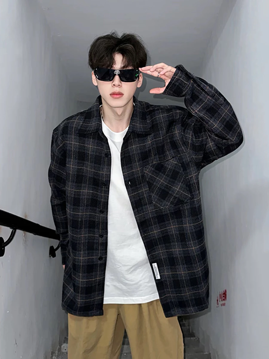 Cleanfit Men's Plaid Woolen irt Thi Warm Winter Faion Classic Flannel Jaet Loose Fit Long Sve Youth Trendy
Cleanfit Men's Plaid Woolen irt Thi Warm Winter Faion Classic Flannel Jaet Loose Fit Long Sve Youth Trendy
