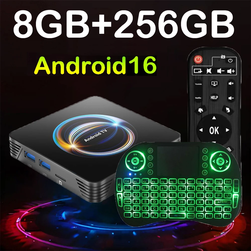 X66 Very Fast Android 16 8K Smart TV Box RK3528 Google Assistant BT6.0 4K Video Wifi6 Netflix 8GB 256GB Media Player Set Top Box
X66 Very Fast Android 16 8K Smart TV Box RK3528 Google Assistant BT6.0 4K Video Wifi6 Netflix 8GB 256GB Media Player Set Top Box