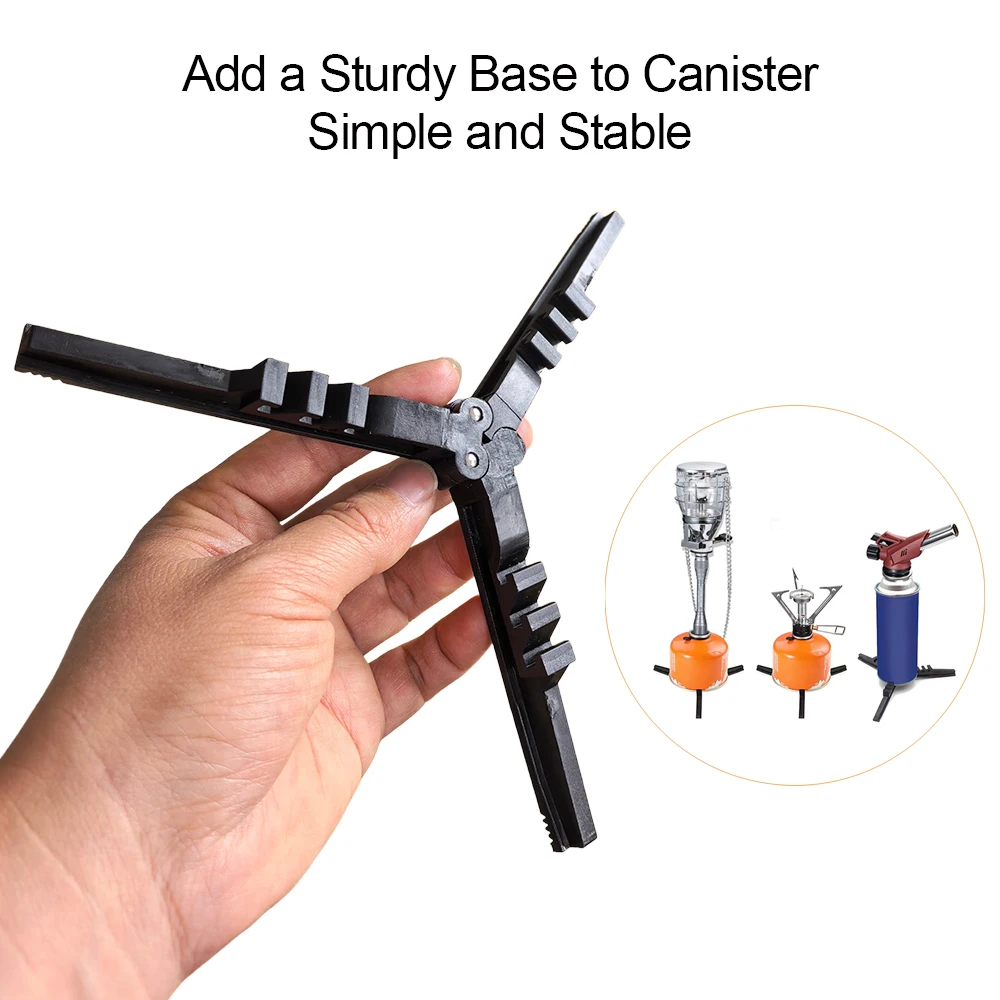 1/2Pcs Folding Universal Fuel Can Canister Stand, Caudblor Tripod Stabilizer for Camping Stoves, Compact Gas Tank Bracket
1/2Pcs Folding Universal Fuel Can Canister Stand, Caudblor Tripod Stabilizer for Camping Stoves, Compact Gas Tank Bracket