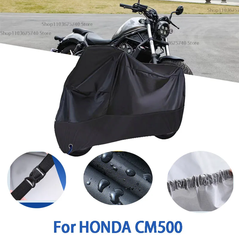 Motorcycle Full Covers For HONDA CM500 Car Outdoors Sun Protection Dust No Ear Thickened Oxford Clothcover Accessories
Motorcycle Full Covers For HONDA CM500 Car Outdoors Sun Protection Dust No Ear Thickened Oxford Clothcover Accessories