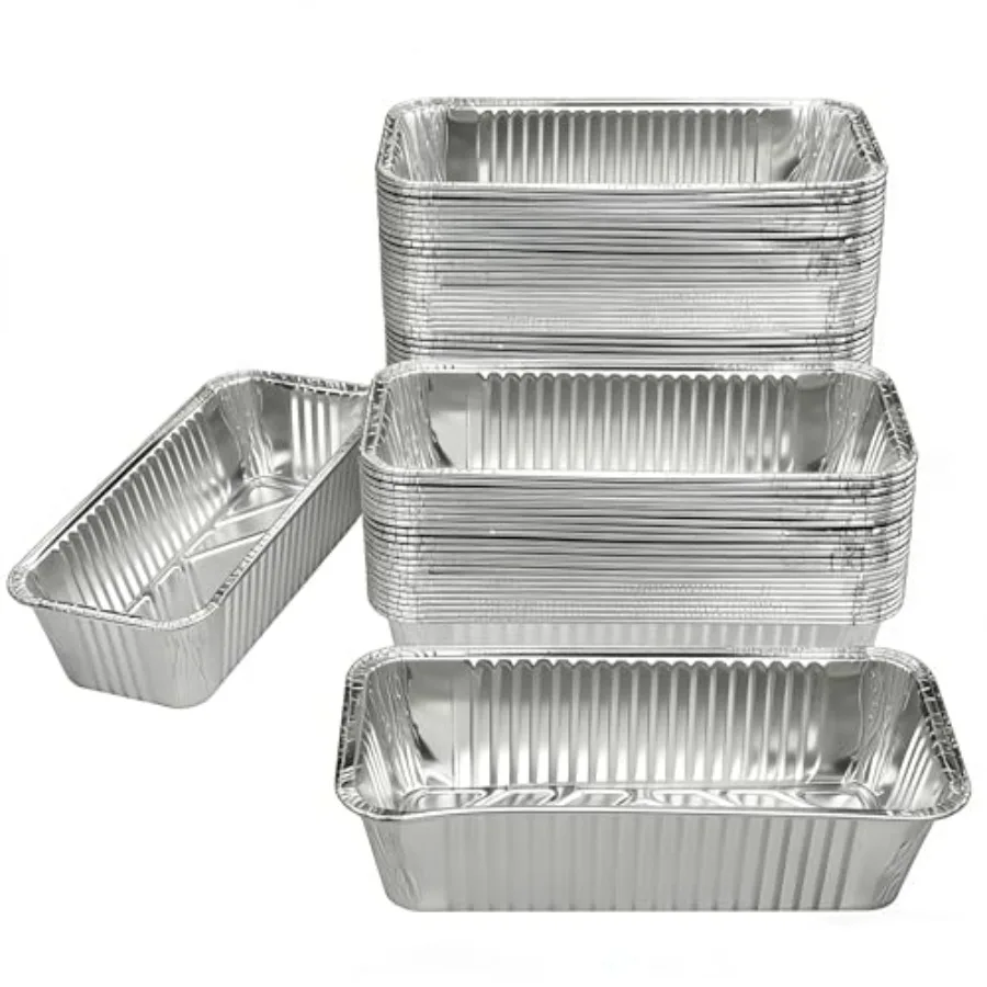 00 Pack Aluminum Loaf Baking Pans, 8.5 x 4.5 x 2.5 Heavy Duty Disposable Loaf Pans, Foil Bread Pans for Baking Holiday Treats F
00 Pack Aluminum Loaf Baking Pans, 8.5 x 4.5 x 2.5 Heavy Duty Disposable Loaf Pans, Foil Bread Pans for Baking Holiday Treats F