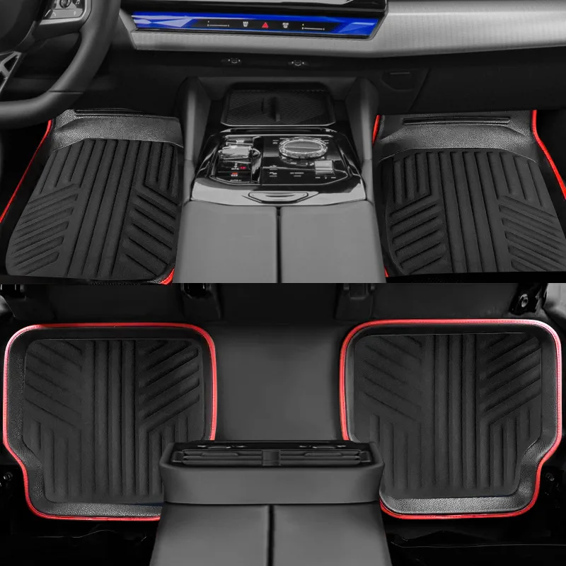 PVC Waterproof Wear Resistant Car Floor Mats Easy Clean Driver Protection Pad Universal Four Piece Set Automotive Carpet Liners
PVC Waterproof Wear Resistant Car Floor Mats Easy Clean Driver Protection Pad Universal Four Piece Set Automotive Carpet Liners