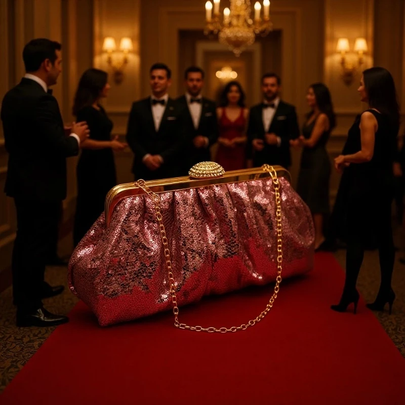 Fish scale pattern clutch bag with diamond embellishments, evening bag for weddings, evening dresses, and cheongsams
Fish scale pattern clutch bag with diamond embellishments, evening bag for weddings, evening dresses, and cheongsams