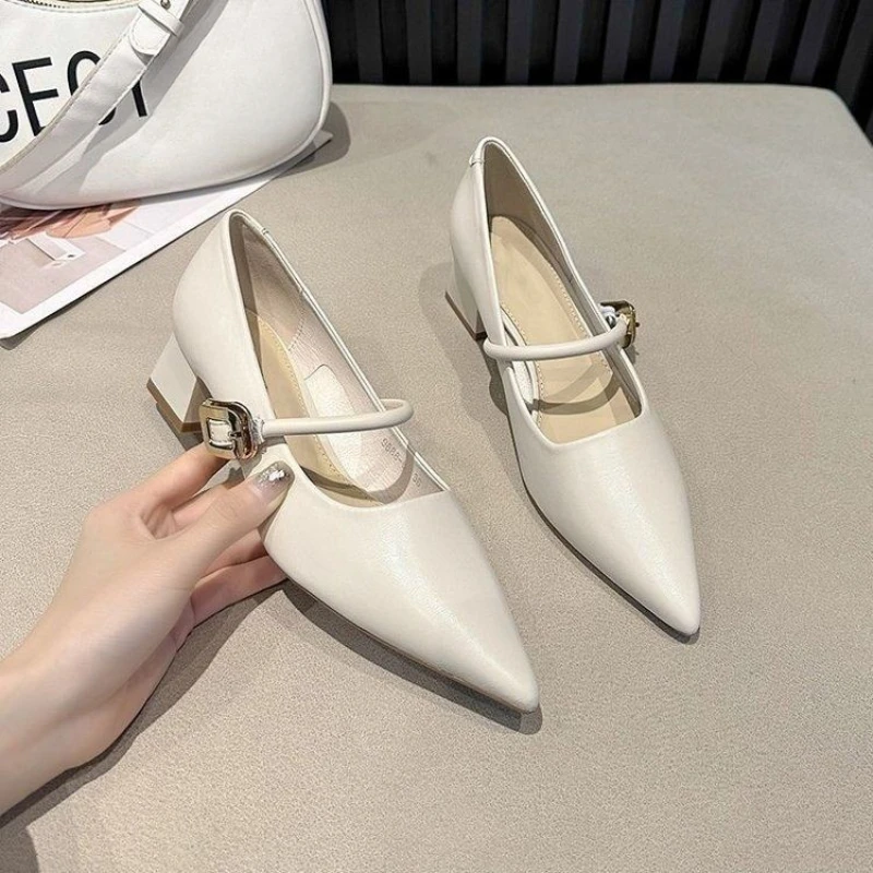 Ladies Pumps Pointed Toe With Medium Heels Women's Shoes Y2k Chic Point 2025 Trend Discount Footwear Spring Lastest Young Shoe
Ladies Pumps Pointed Toe With Medium Heels Women's Shoes Y2k Chic Point 2025 Trend Discount Footwear Spring Lastest Young Shoe