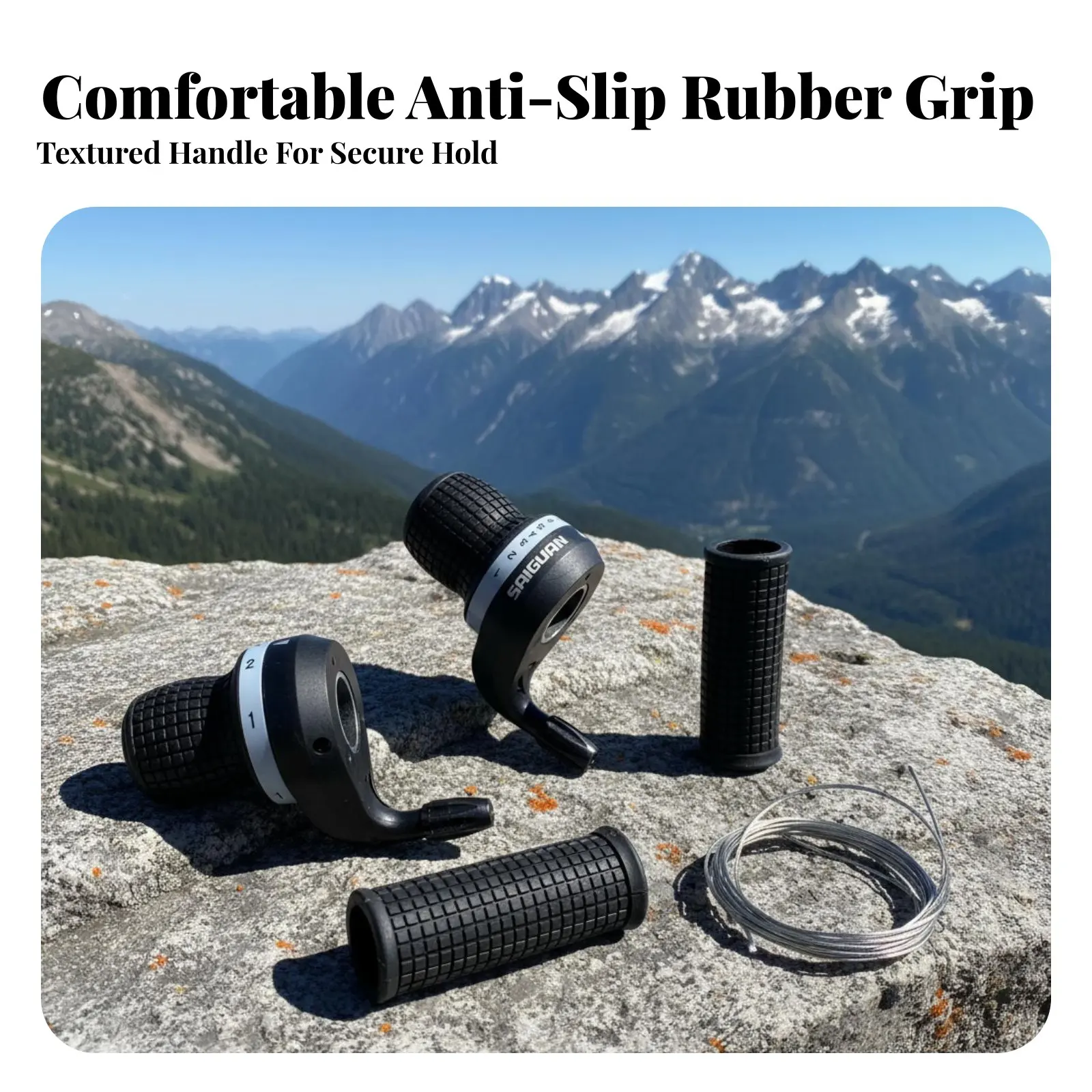 Mountain Bike Grip Gear Selector Effortless Shifting Cycle Twist Gear Selector Handlebar Gear Controls Easy to Install Wide
Mountain Bike Grip Gear Selector Effortless Shifting Cycle Twist Gear Selector Handlebar Gear Controls Easy to Install Wide