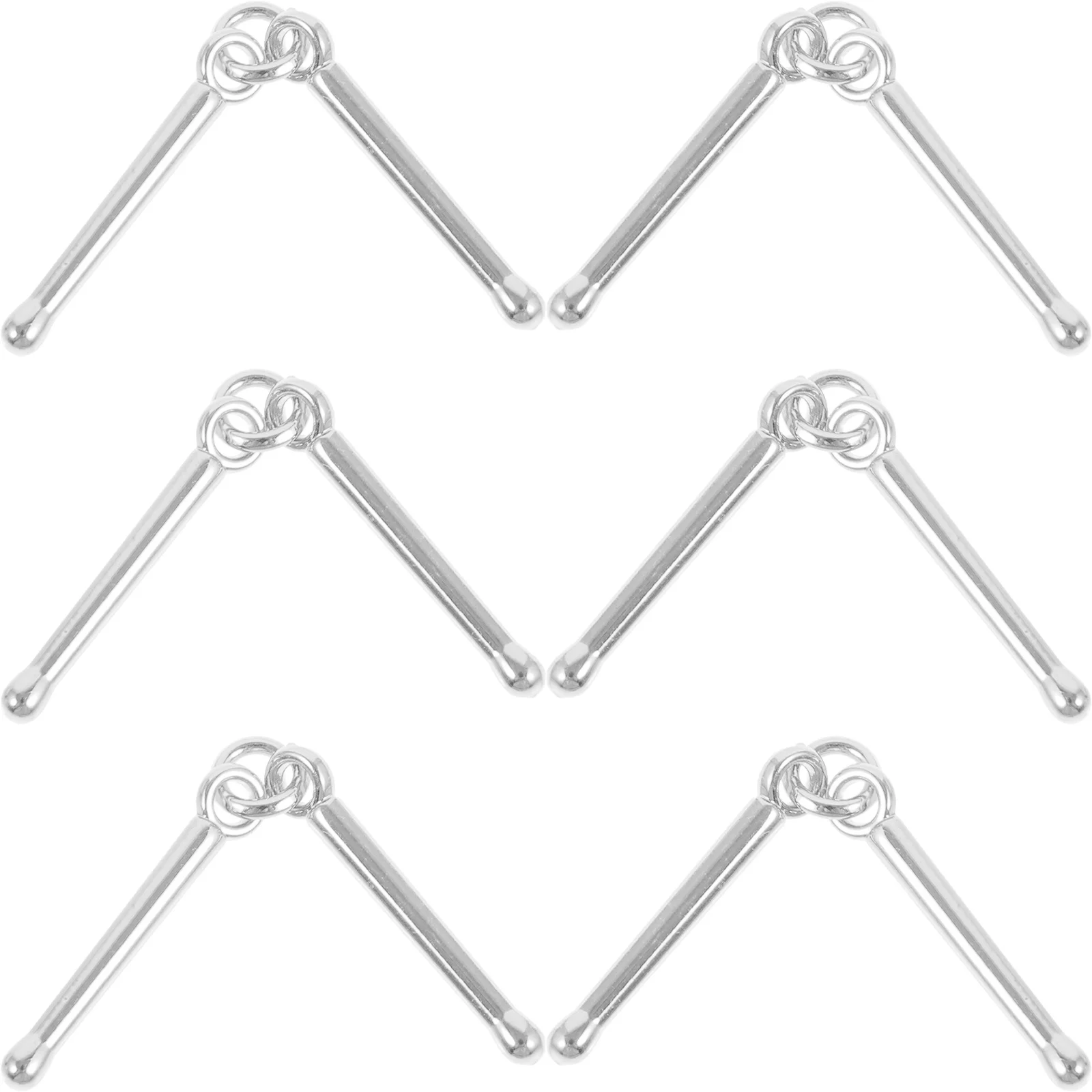 6Pcs Drum Sticks Pendants Metal DIY Jewelry Charms for Necklace Making Craft Findings Drum Shaped Accessories Creative Design
6Pcs Drum Sticks Pendants Metal DIY Jewelry Charms for Necklace Making Craft Findings Drum Shaped Accessories Creative Design