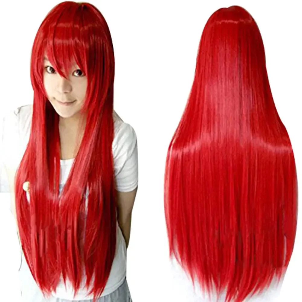 80cm Red Wigs For Women Halloween Costumes, Peluca Roja Larga Straight Wig Colored Wigs For Anime Cosplay Party, Long Red Wig Wi
80cm Red Wigs For Women Halloween Costumes, Peluca Roja Larga Straight Wig Colored Wigs For Anime Cosplay Party, Long Red Wig Wi