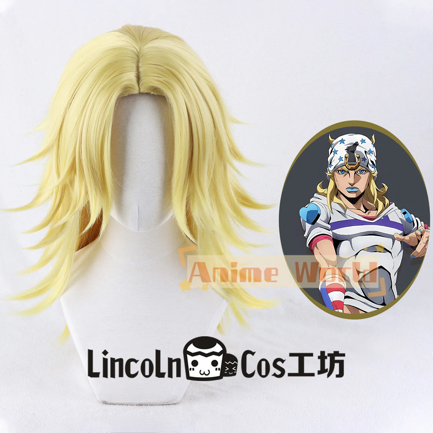 Anime Johnny Joestar Cosplay Wig Halloween Carnival Party Props Synthetic Hair Heat Resistant Fiber + Wig Cap
Anime Johnny Joestar Cosplay Wig Halloween Carnival Party Props Synthetic Hair Heat Resistant Fiber + Wig Cap