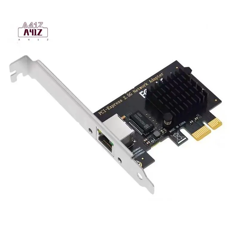 A41Z-PCI-E To RJ45 Network Card Adapter 1000/2500Mbps Gigabit Ethernet PCI Express Network Card I225V Chip For Desktop PC
A41Z-PCI-E To RJ45 Network Card Adapter 1000/2500Mbps Gigabit Ethernet PCI Express Network Card I225V Chip For Desktop PC