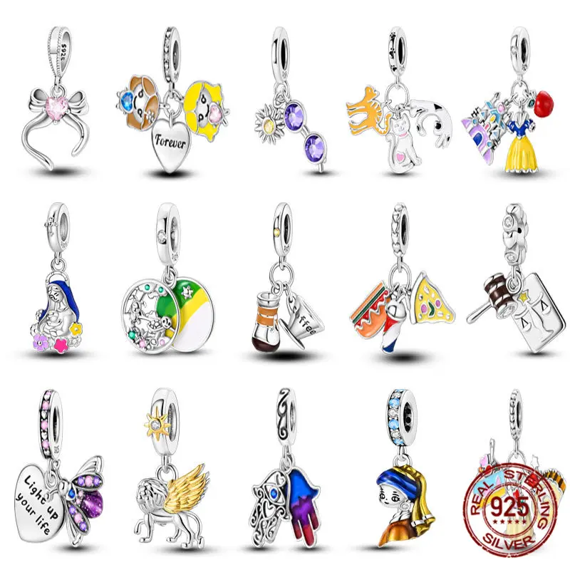 Charms Fit Pan 925 Original Bracelet Sterling Silver Snow White Three Piece Set Luminous DIY Jewelry for Women
Charms Fit Pan 925 Original Bracelet Sterling Silver Snow White Three Piece Set Luminous DIY Jewelry for Women