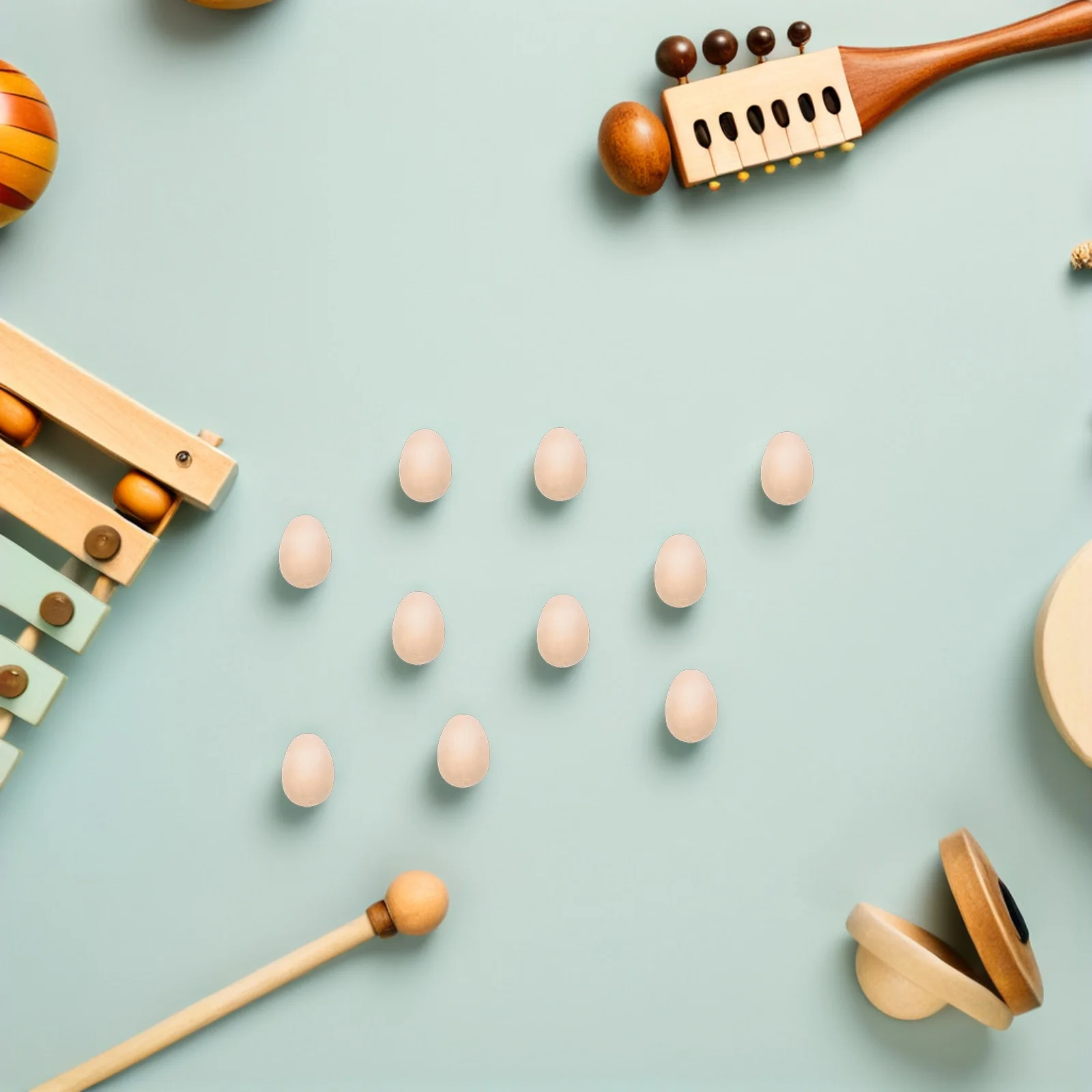 50pcs Wooden Eggs Unfinished Blank Wood Crafts For Easter Decoration Kids Art Supplies High-Density Wood Easter Craft
50pcs Wooden Eggs Unfinished Blank Wood Crafts For Easter Decoration Kids Art Supplies High-Density Wood Easter Craft