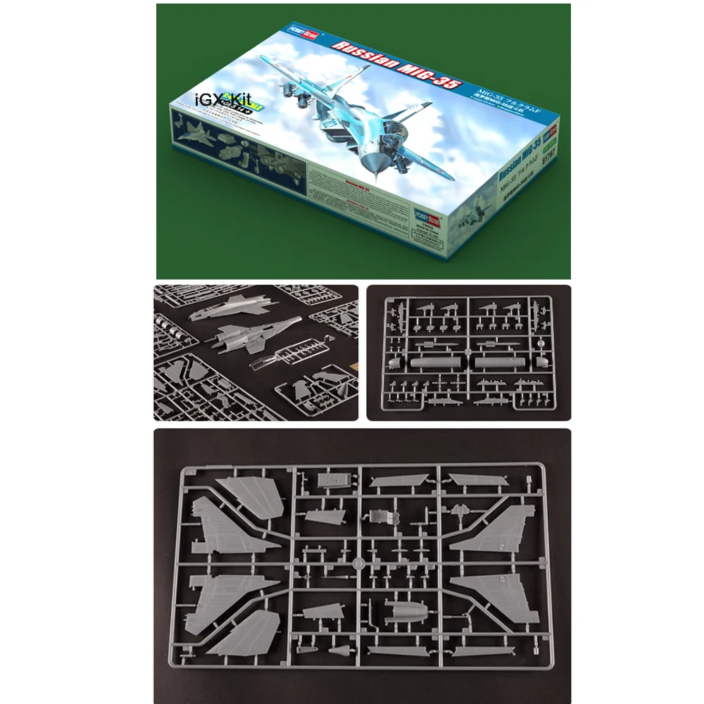 HobbyBoss 81787 1/48 Scale MIG35 MIG-35 MiG-35 Fulcrum F Fighter Plane Aircraft Airplane Plastic Assembly Model Building Kit
HobbyBoss 81787 1/48 Scale MIG35 MIG-35 MiG-35 Fulcrum F Fighter Plane Aircraft Airplane Plastic Assembly Model Building Kit