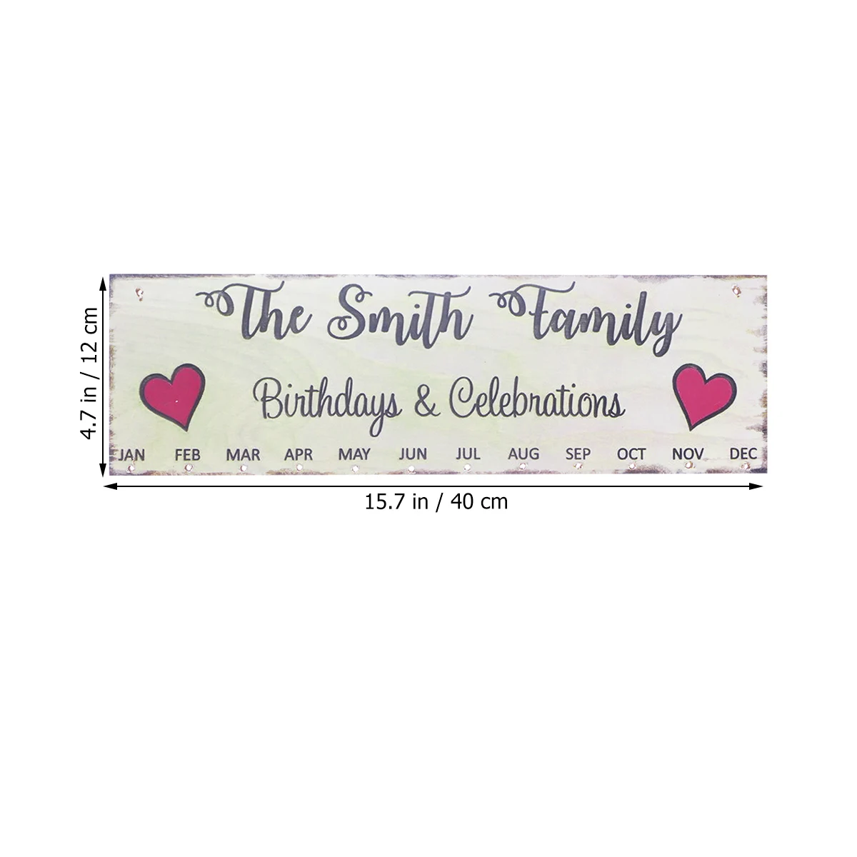 FAMILY Birthday Reminder Wooden DIY Calendar Hanging Plaque Board Home Decor (Colorful, 1 Plaque, 1 Rope, 50 Round Discs)
FAMILY Birthday Reminder Wooden DIY Calendar Hanging Plaque Board Home Decor (Colorful, 1 Plaque, 1 Rope, 50 Round Discs)