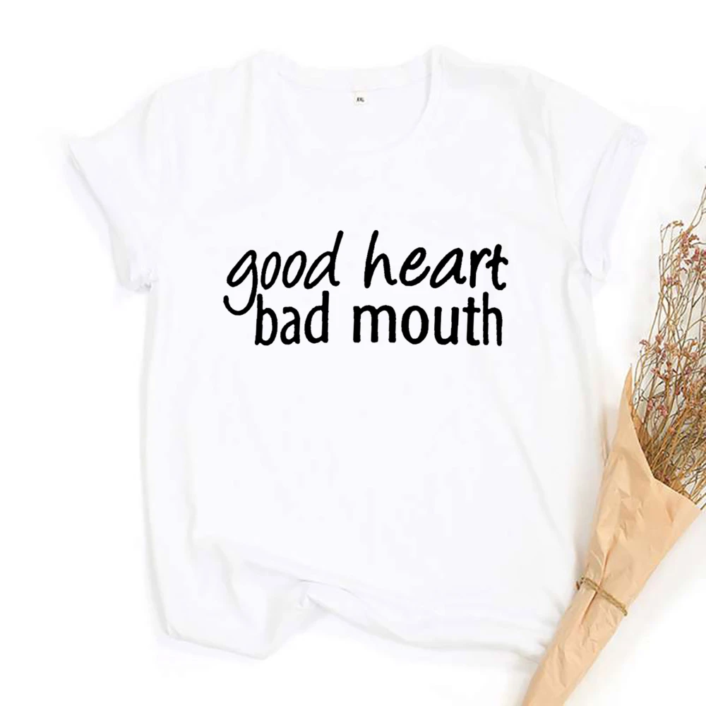 Женская одежда Good Heart Bad Mouth весна-лето Повседневная футболка с круглым вырезом спортивные однотонные Топы с коротким рукавом
Женская одежда Good Heart Bad Mouth весна-лето Повседневная футболка с круглым вырезом спортивные однотонные Топы с коротким рукавом