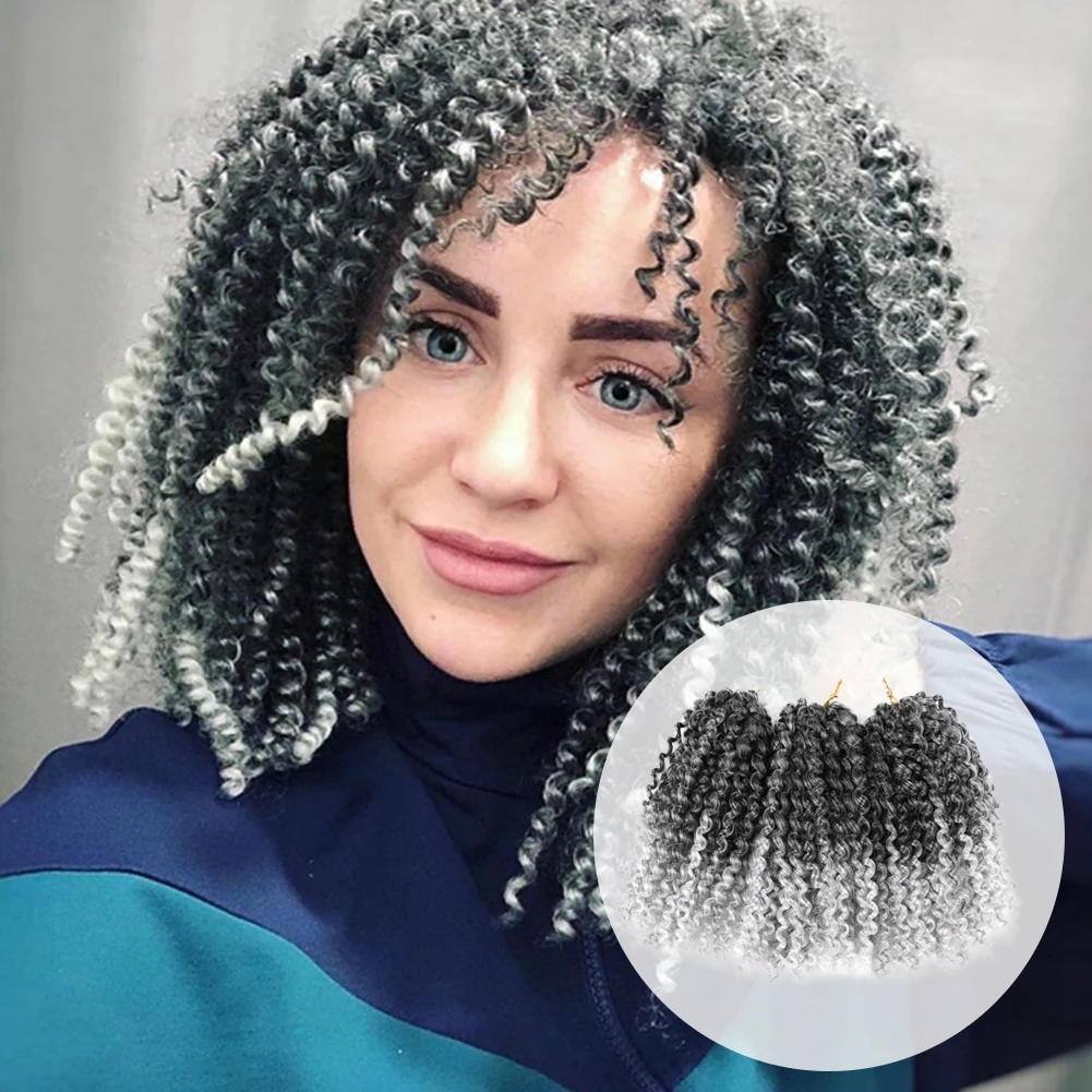 Belle Show 8 Inches Synthetic Marly Bob Ombre Hair Extensions Afro Kinky Curly Crochet Braids Spring Twist Hair Extension
Belle Show 8 Inches Synthetic Marly Bob Ombre Hair Extensions Afro Kinky Curly Crochet Braids Spring Twist Hair Extension