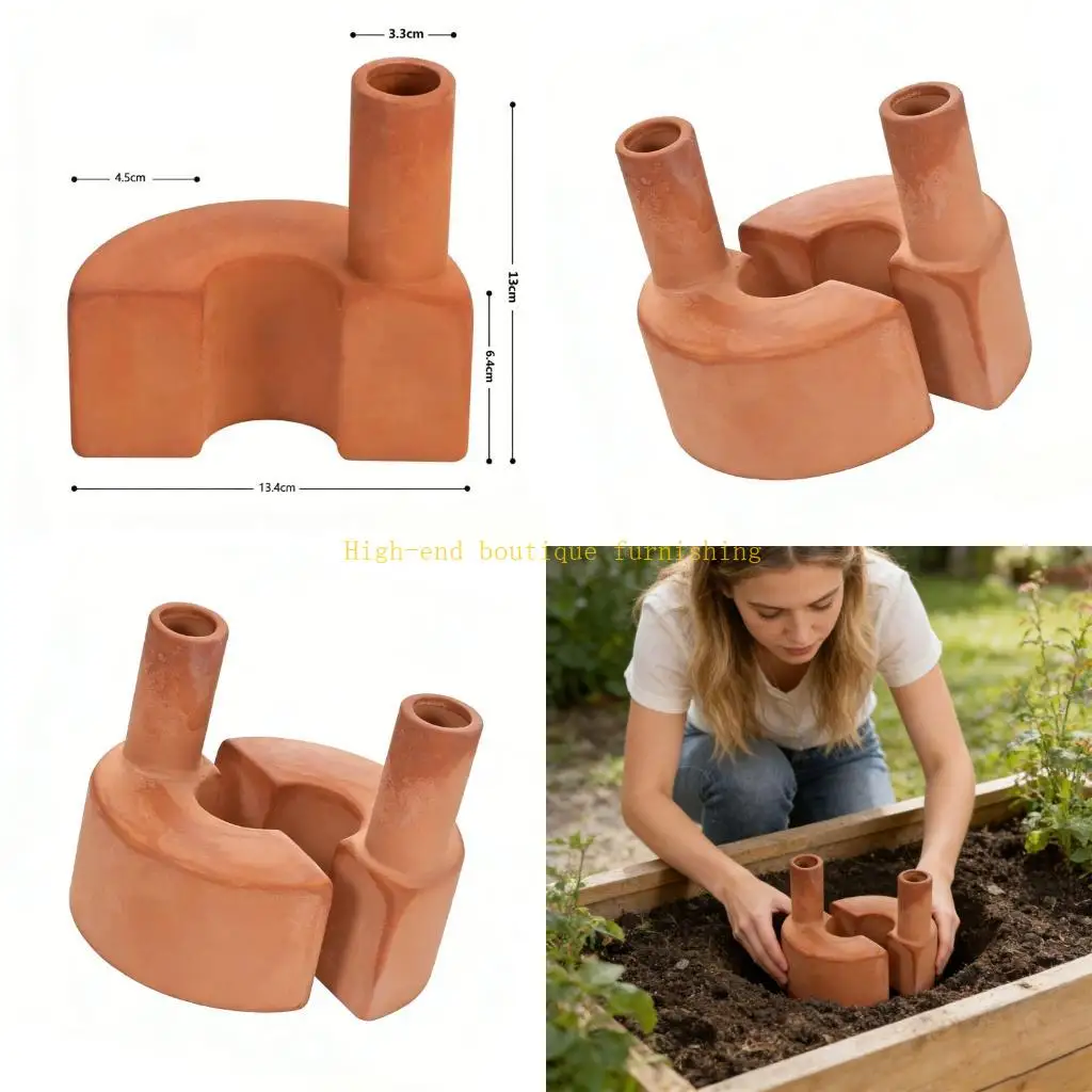 L9NB Two Pack Clay Irrigation Spikes Water Release Method For Healthy Growth Maintenance
L9NB Two Pack Clay Irrigation Spikes Water Release Method For Healthy Growth Maintenance