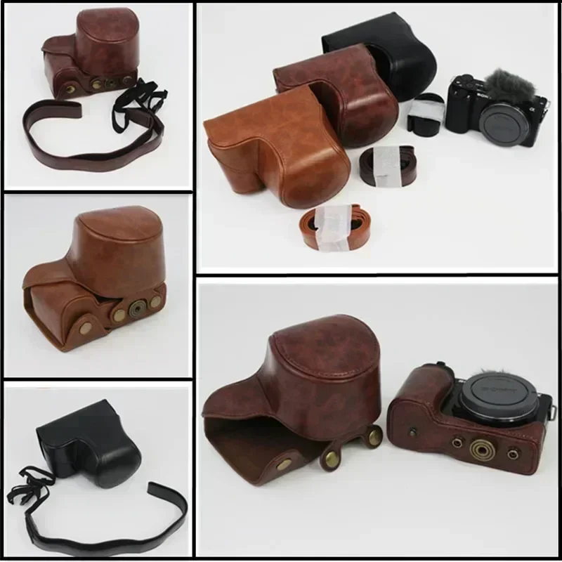 PU Leather Camera Case Bag for Sony ZV-E10 Camera Bag Zve10 (16-50 Lens) Protective Leather Case for Sony ZVE10 Camera Shell
PU Leather Camera Case Bag for Sony ZV-E10 Camera Bag Zve10 (16-50 Lens) Protective Leather Case for Sony ZVE10 Camera Shell
