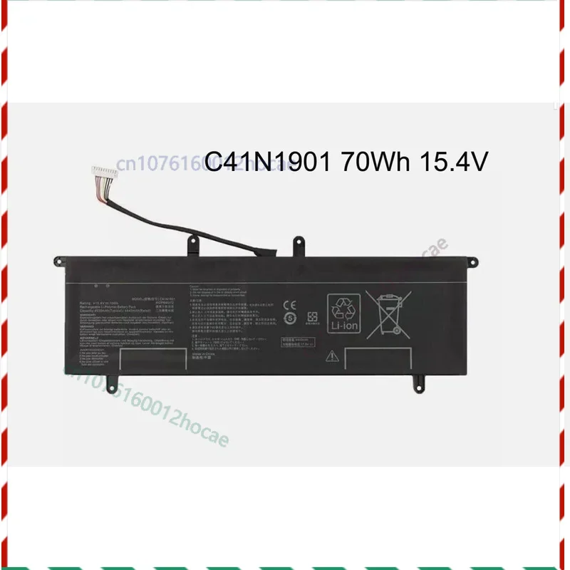 New C41N1901 70Wh 15.4V Battery for Asus ZenBook Duo UX481FLC UX481FA-BM025R Fast ship
New C41N1901 70Wh 15.4V Battery for Asus ZenBook Duo UX481FLC UX481FA-BM025R Fast ship