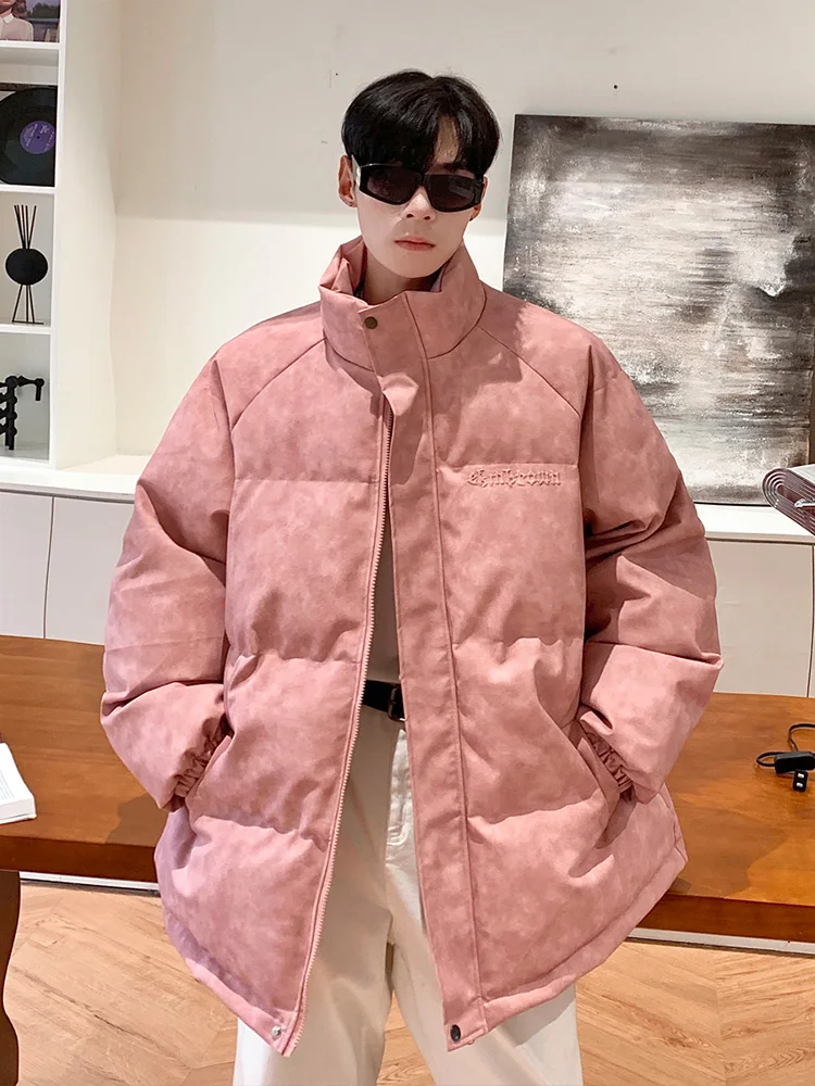 Мужская зимняя куртка в американском уличном стиле, утепленная, цвета сакуры, из искусственной кожи, с хлопковым наполнителем, молодежная повседневная теплая верхняя одежда
Мужская зимняя куртка в американском уличном стиле, утепленная, цвета сакуры, из искусственной кожи, с хлопковым наполнителем, молодежная повседневная теплая верхняя одежда