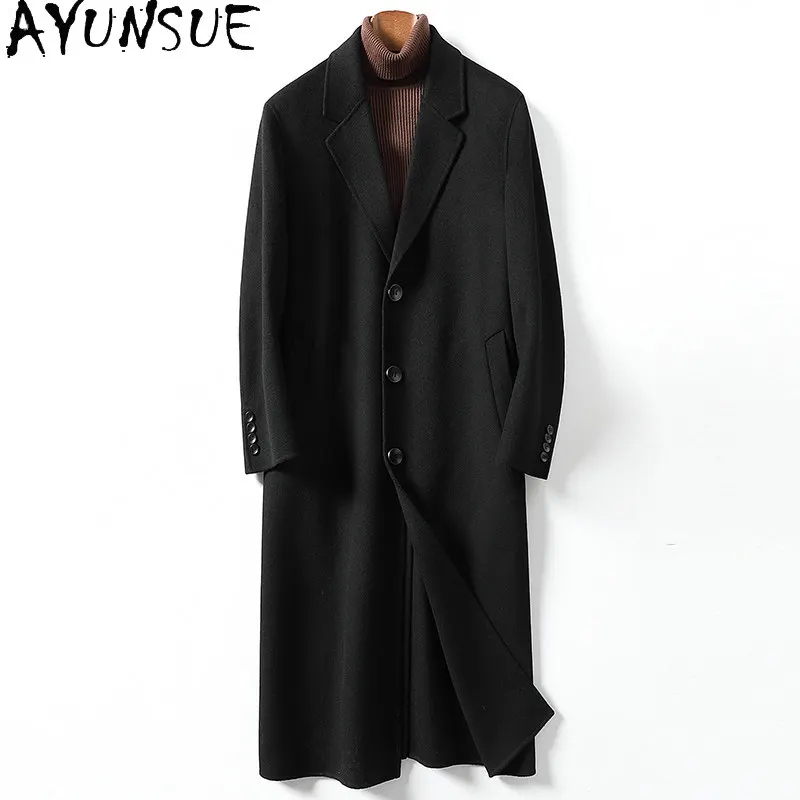 AYUNSUE Luxury 100% Wool Coats for Man High Quality Double-sided Woolen Jacket Autumn Winter Long Trench Coat Puffer Jackets
AYUNSUE Luxury 100% Wool Coats for Man High Quality Double-sided Woolen Jacket Autumn Winter Long Trench Coat Puffer Jackets