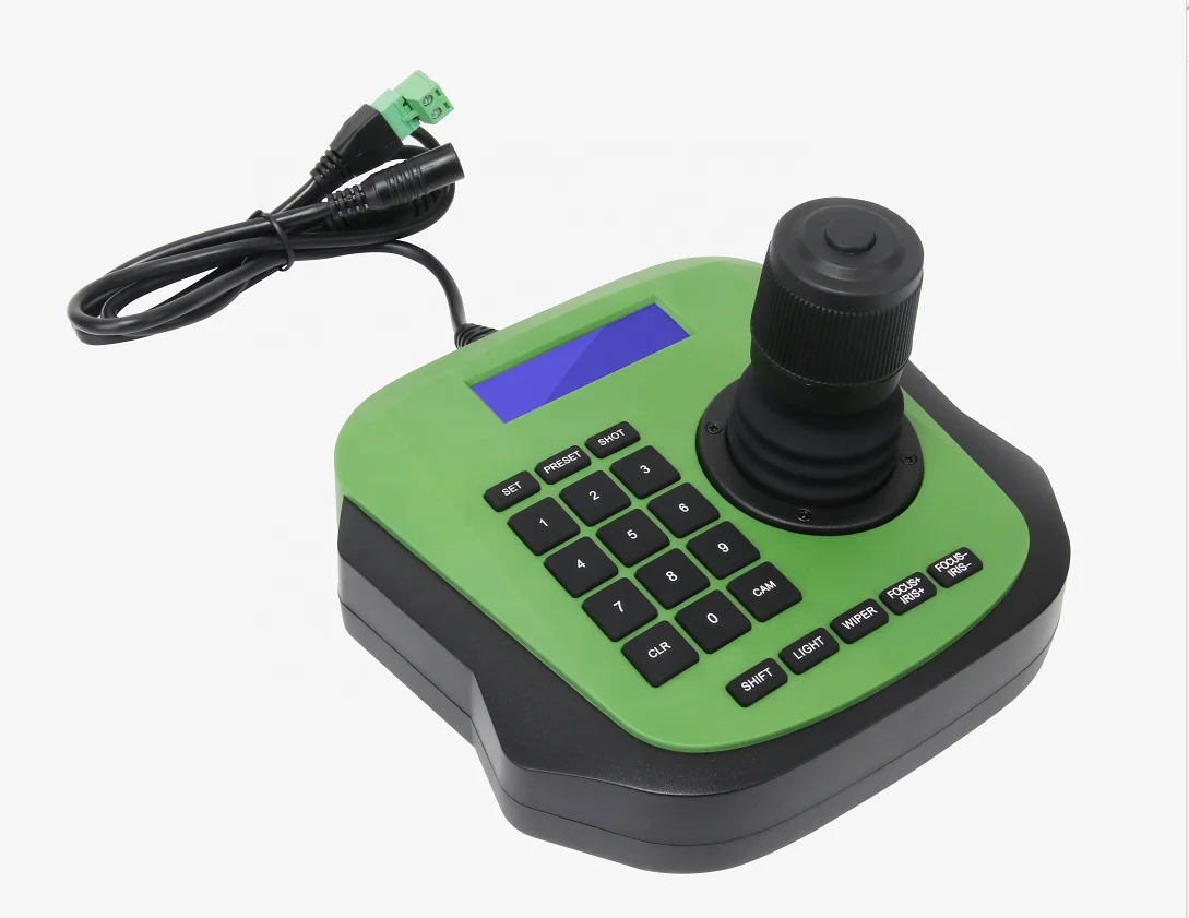 Vehicle PTZ Joystick Controller Keyboard LCD Display for PTZ Speed Dome Analog Camera Control
Vehicle PTZ Joystick Controller Keyboard LCD Display for PTZ Speed Dome Analog Camera Control