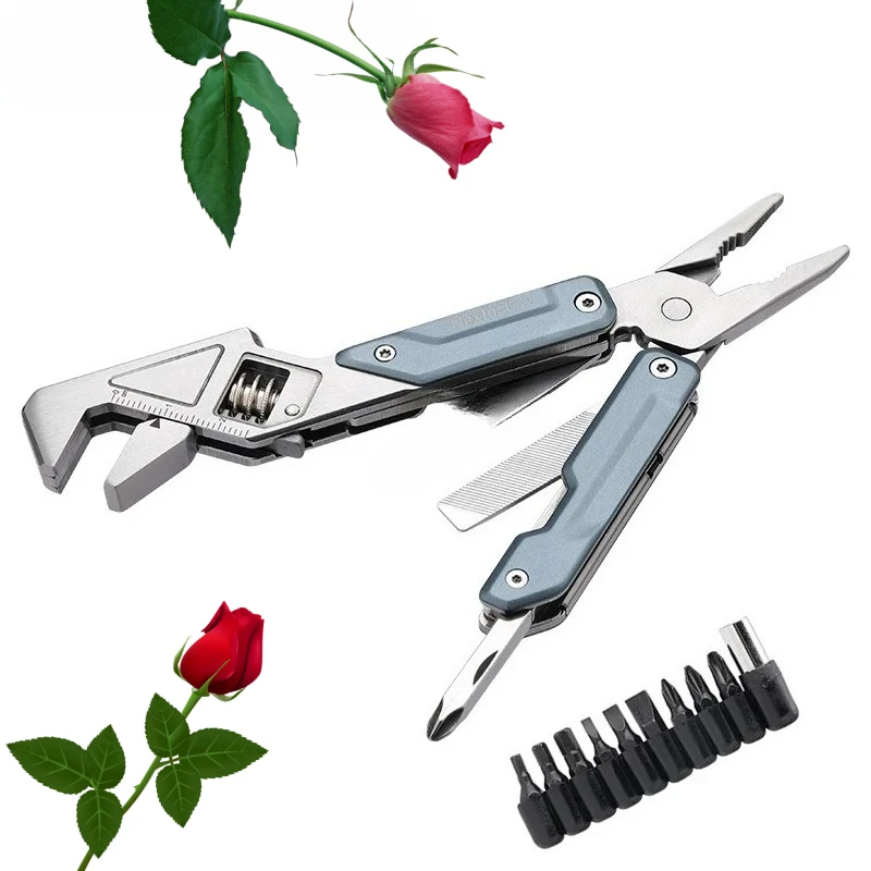 Lightweight Wrench Multifunctional Folding Clamp Wrench Screwdriver Outdoor Camping Portable Hand Tools
Lightweight Wrench Multifunctional Folding Clamp Wrench Screwdriver Outdoor Camping Portable Hand Tools