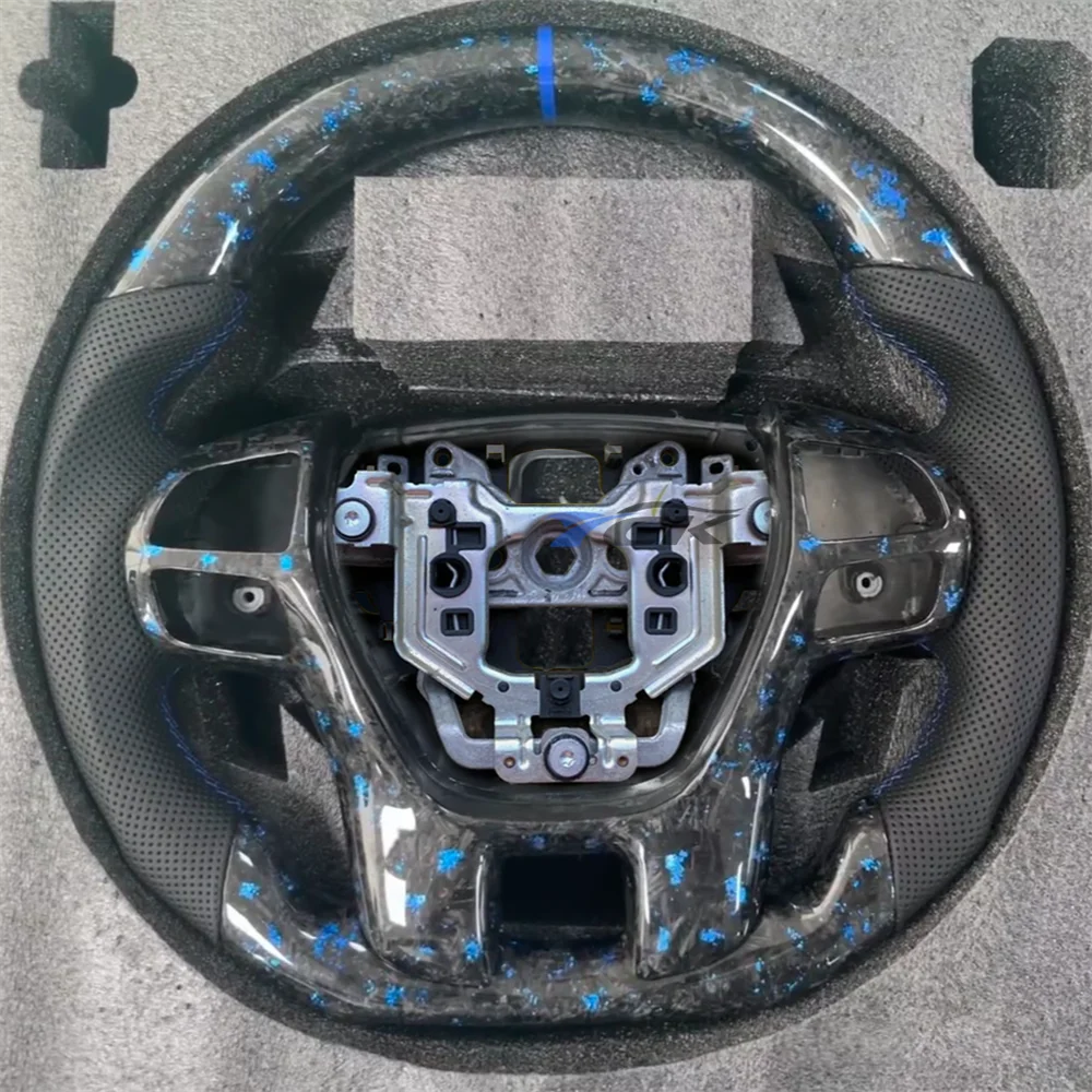 Customized Forged Carbon Fiber Black Perforated Leather Steering Wheel for Ford Explorer 2013 2014 2015 2016 2017 2018
Customized Forged Carbon Fiber Black Perforated Leather Steering Wheel for Ford Explorer 2013 2014 2015 2016 2017 2018