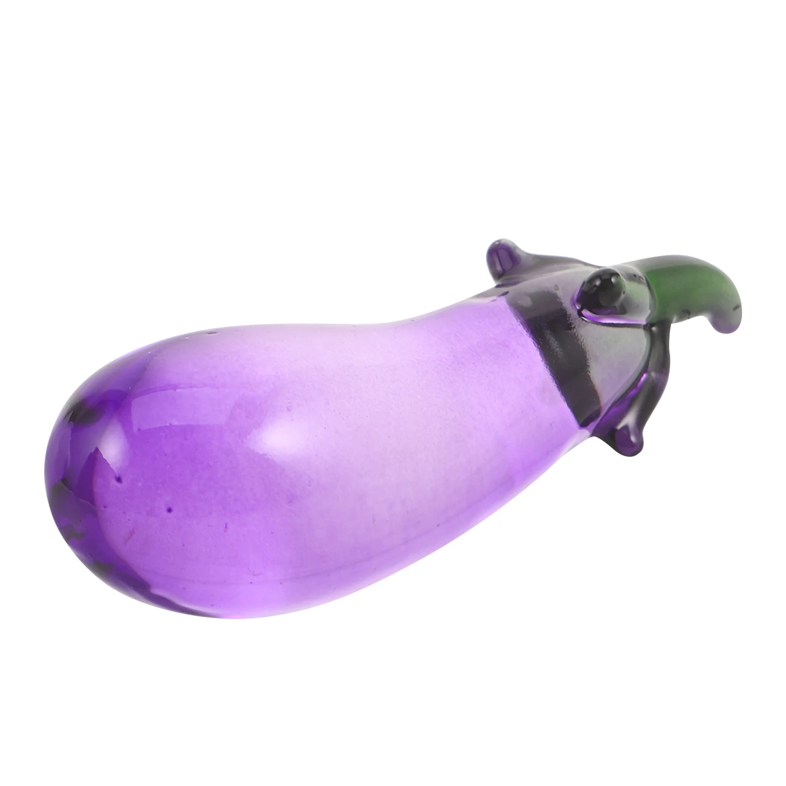 Elegant Crystal Eggplant Decor 1 Piece Handmade Glass Vegetable Sculpture for Home Office Positive Energy Luck Symbol Decor
Elegant Crystal Eggplant Decor 1 Piece Handmade Glass Vegetable Sculpture for Home Office Positive Energy Luck Symbol Decor
