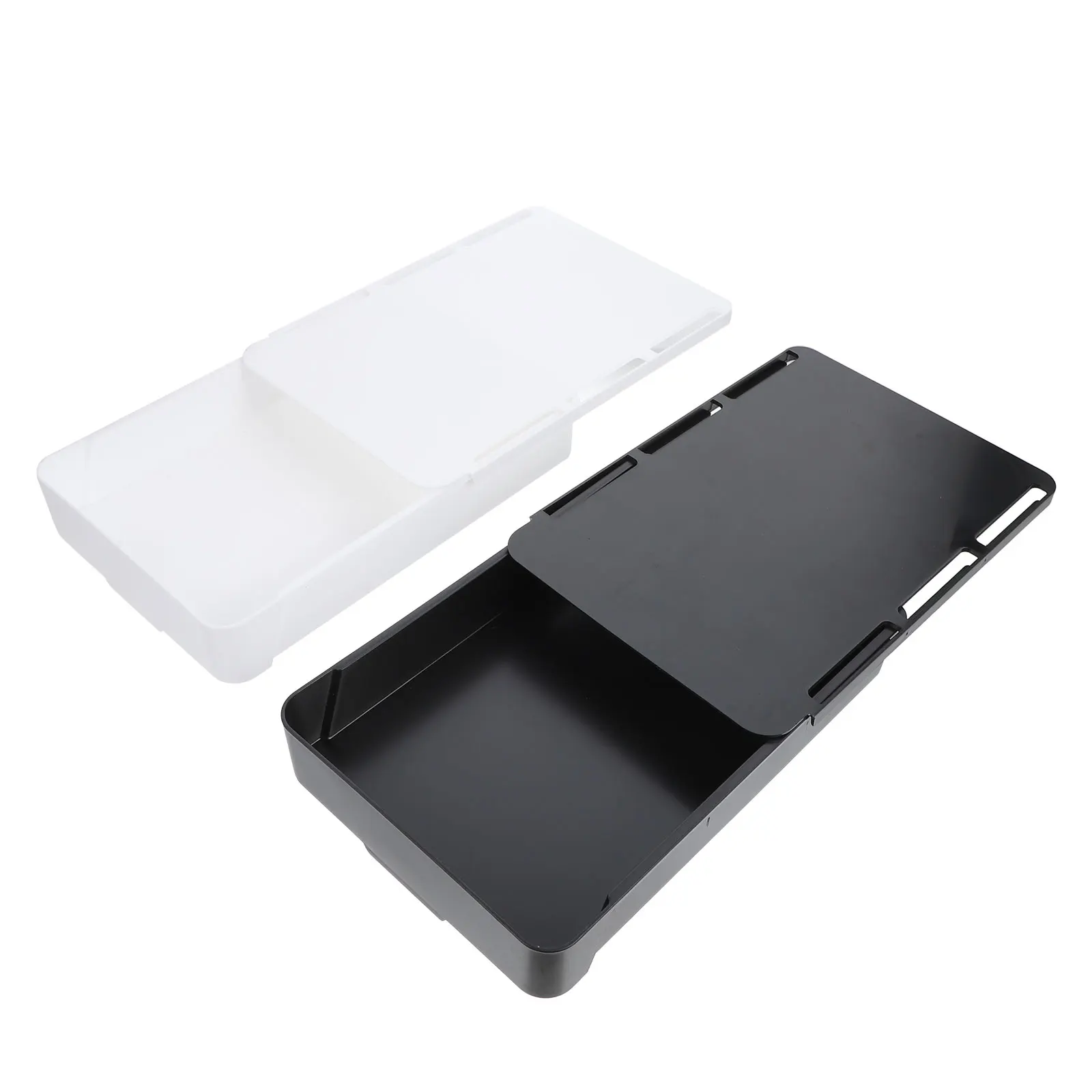 2Pcs ABS Adhesive Drawer Storage Box Large Capacity Desk Organizer Stationery Under Desk Hidden -friendly Multi-use
2Pcs ABS Adhesive Drawer Storage Box Large Capacity Desk Organizer Stationery Under Desk Hidden -friendly Multi-use