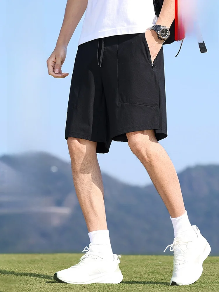 Kangaroo Men's Summer Cool Feeling Five-Quarter Shorts Outdoor Sports Fitness Elastic Casual Shorts Loose Fit Elastic Waist
Kangaroo Men's Summer Cool Feeling Five-Quarter Shorts Outdoor Sports Fitness Elastic Casual Shorts Loose Fit Elastic Waist
