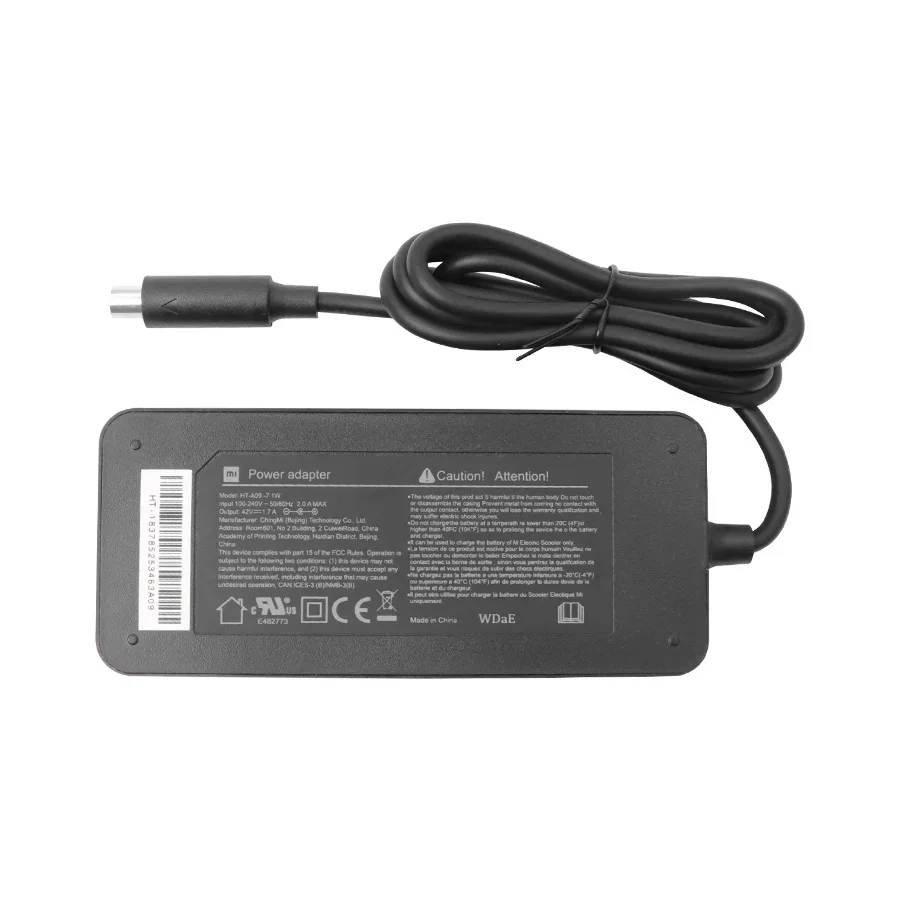 42V 1.7A Battery Charger for M365 Pro Pro2 1S Electric Scooter Battery Charger Power Adapter Parts
42V 1.7A Battery Charger for M365 Pro Pro2 1S Electric Scooter Battery Charger Power Adapter Parts