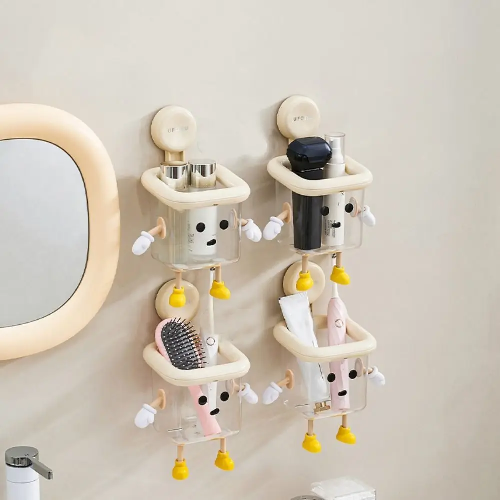 Multifunctional Plastic Storage Rack Multi-Functional No Drilling Storage Box Durable Wall Mounted Bathroom Shelf Comb
Multifunctional Plastic Storage Rack Multi-Functional No Drilling Storage Box Durable Wall Mounted Bathroom Shelf Comb