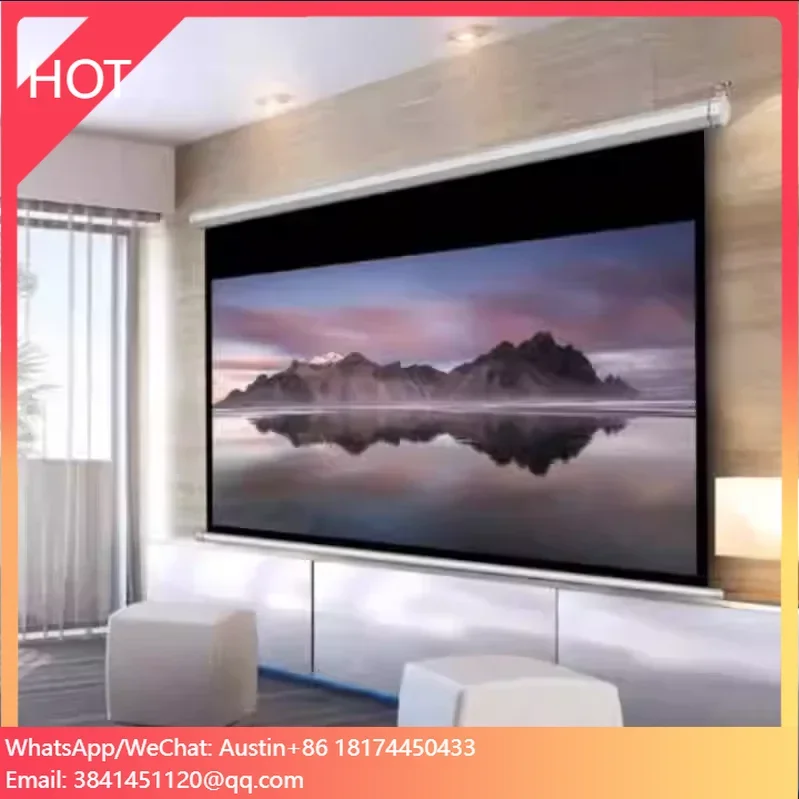 150 Inch Grey Fiberglass Motorized Floor Rising Projector Screen For School Home Office
150 Inch Grey Fiberglass Motorized Floor Rising Projector Screen For School Home Office