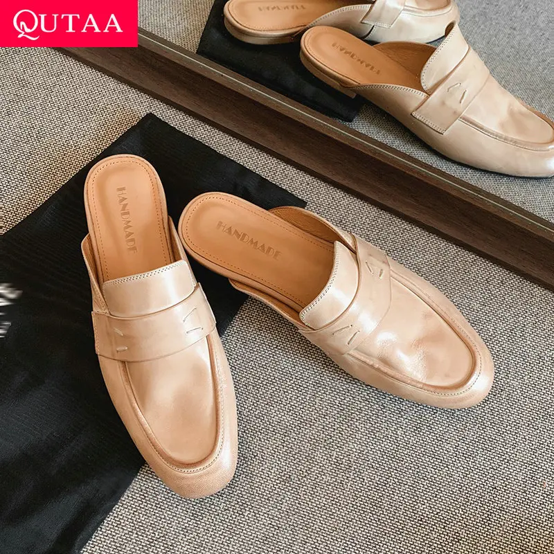 QUTAA 2026 News Fashion Slingback Women Flats Shoes Woman Mules Summer Cow Suede Leather Casual Shoes Round Toe Ladies 34-40
QUTAA 2026 News Fashion Slingback Women Flats Shoes Woman Mules Summer Cow Suede Leather Casual Shoes Round Toe Ladies 34-40