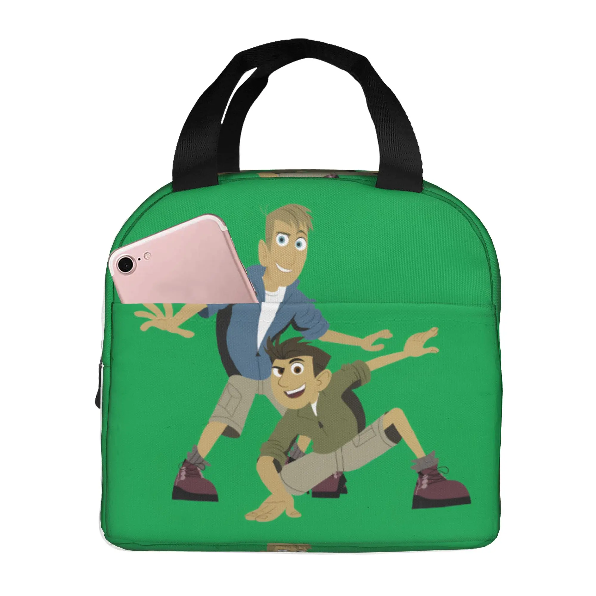 Custom Wilds Anime Kratts Insulated Lunch Bag for Women Men Waterproof Cartoon Cooler Thermal Lunch Box Office Work School
Custom Wilds Anime Kratts Insulated Lunch Bag for Women Men Waterproof Cartoon Cooler Thermal Lunch Box Office Work School