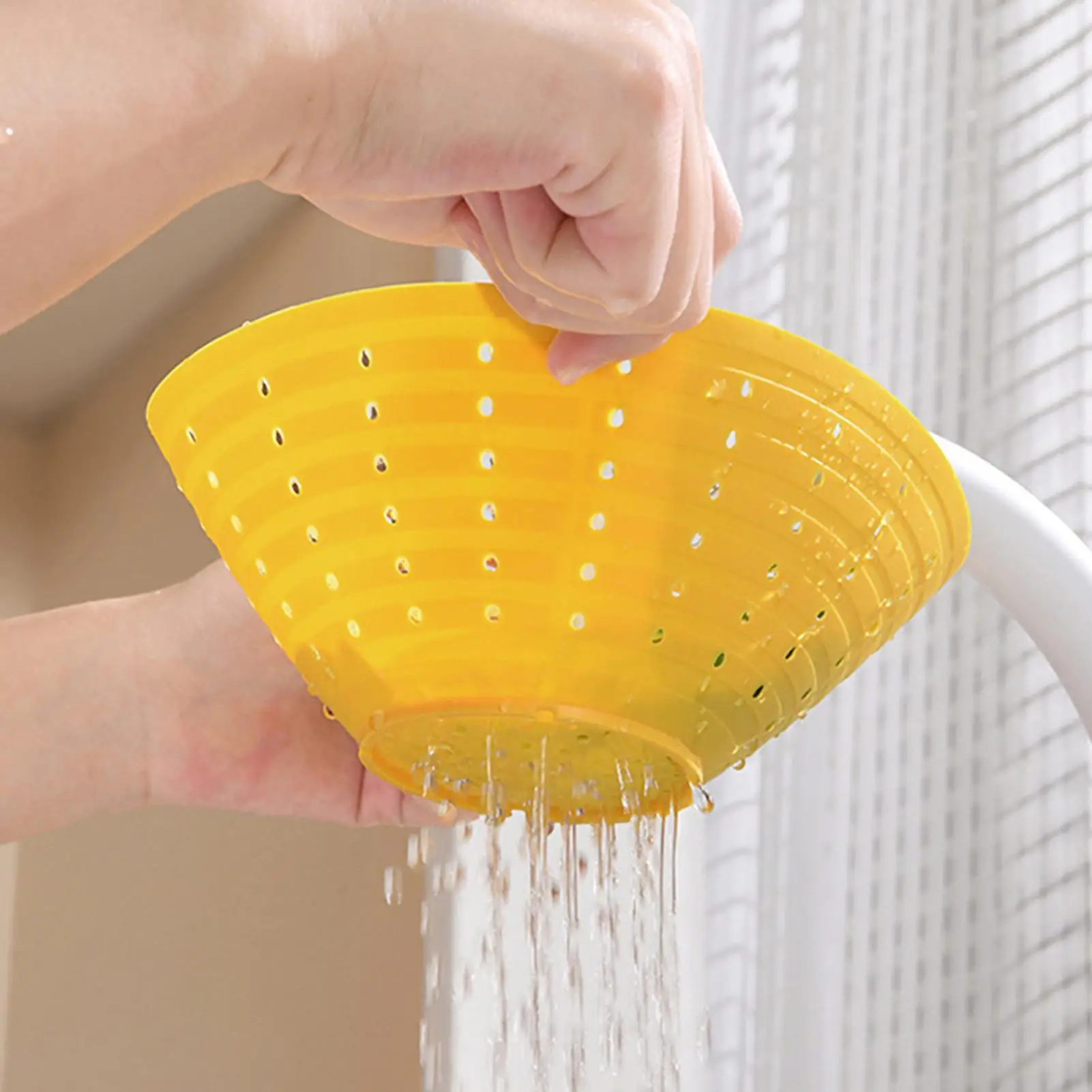 Silicone Drain Bowl Foldable Kitchen Salad Clutching Sauerkraut Water Squeeze Tool Washing Filter Strainer Washing Strainer
Silicone Drain Bowl Foldable Kitchen Salad Clutching Sauerkraut Water Squeeze Tool Washing Filter Strainer Washing Strainer