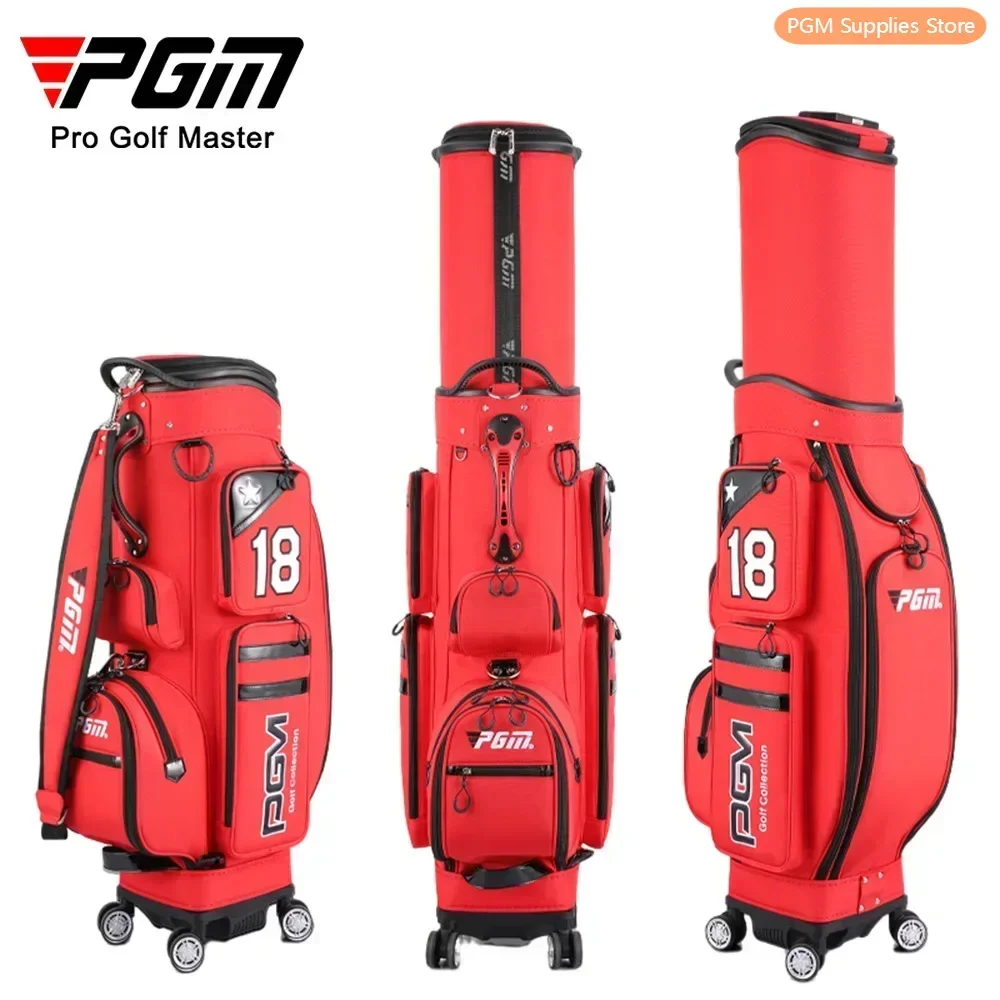 New PGM Golf Bag Men's Aviation Ball Bag Four-wheel Flat Push Telescopic Bag Waterproof Golf
New PGM Golf Bag Men's Aviation Ball Bag Four-wheel Flat Push Telescopic Bag Waterproof Golf